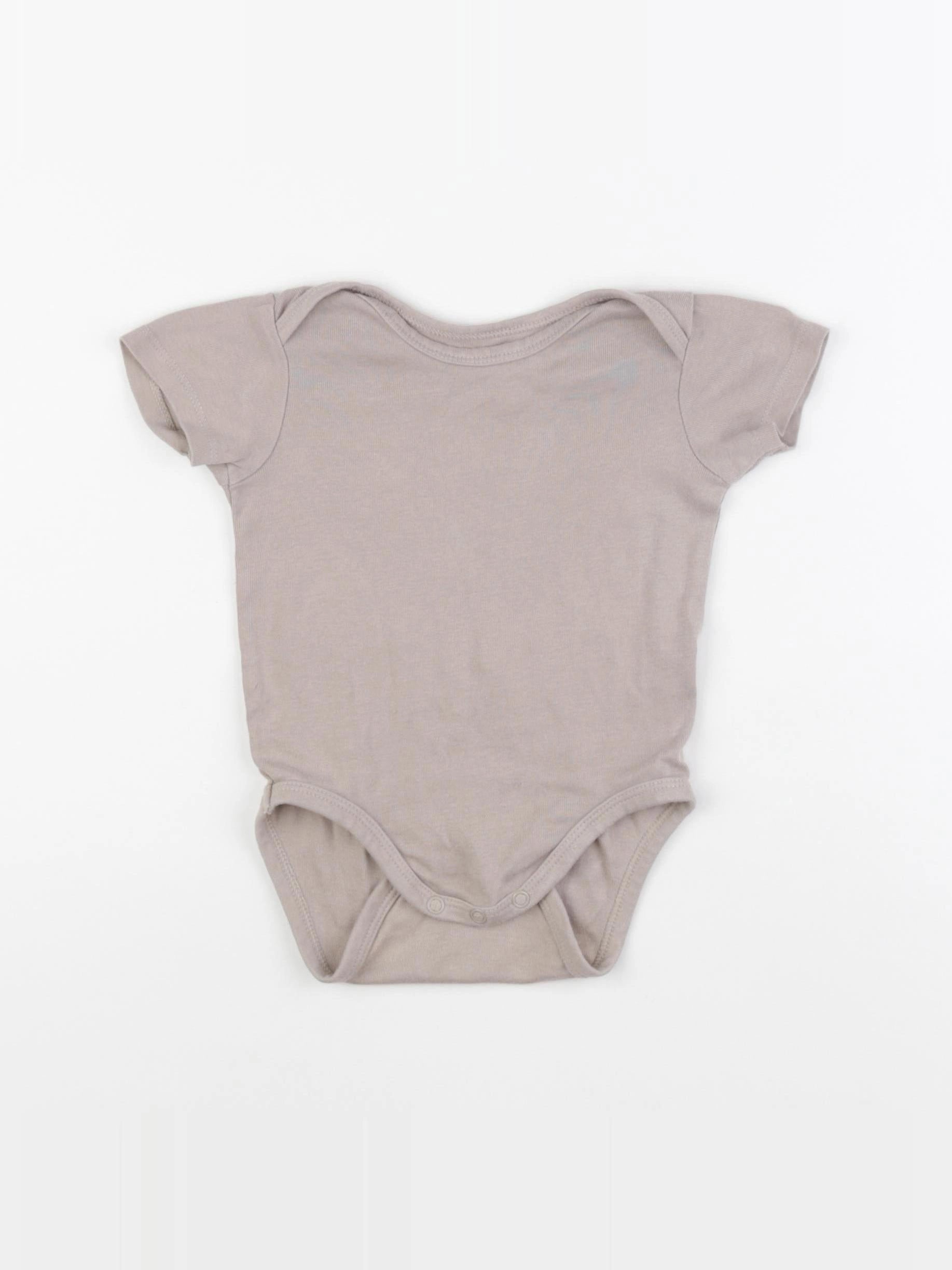 H&M - body beige - 3/6 mois