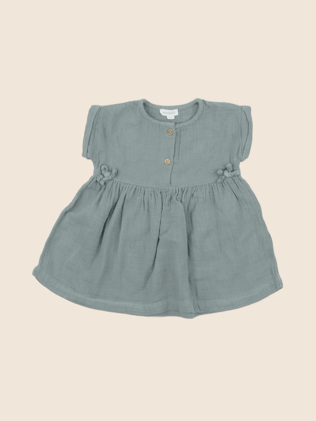 Vertbaudet - robe vert - 6 mois