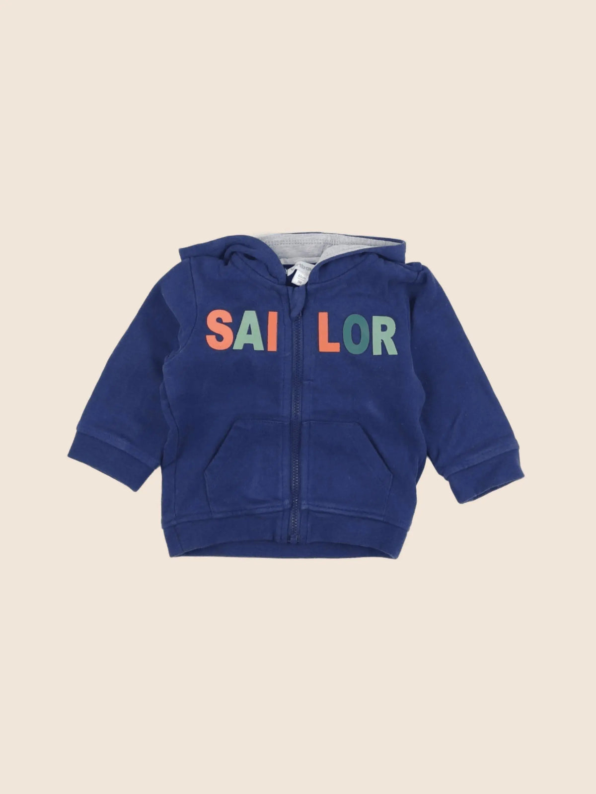 Vertbaudet - sweat bleu - 3 mois
