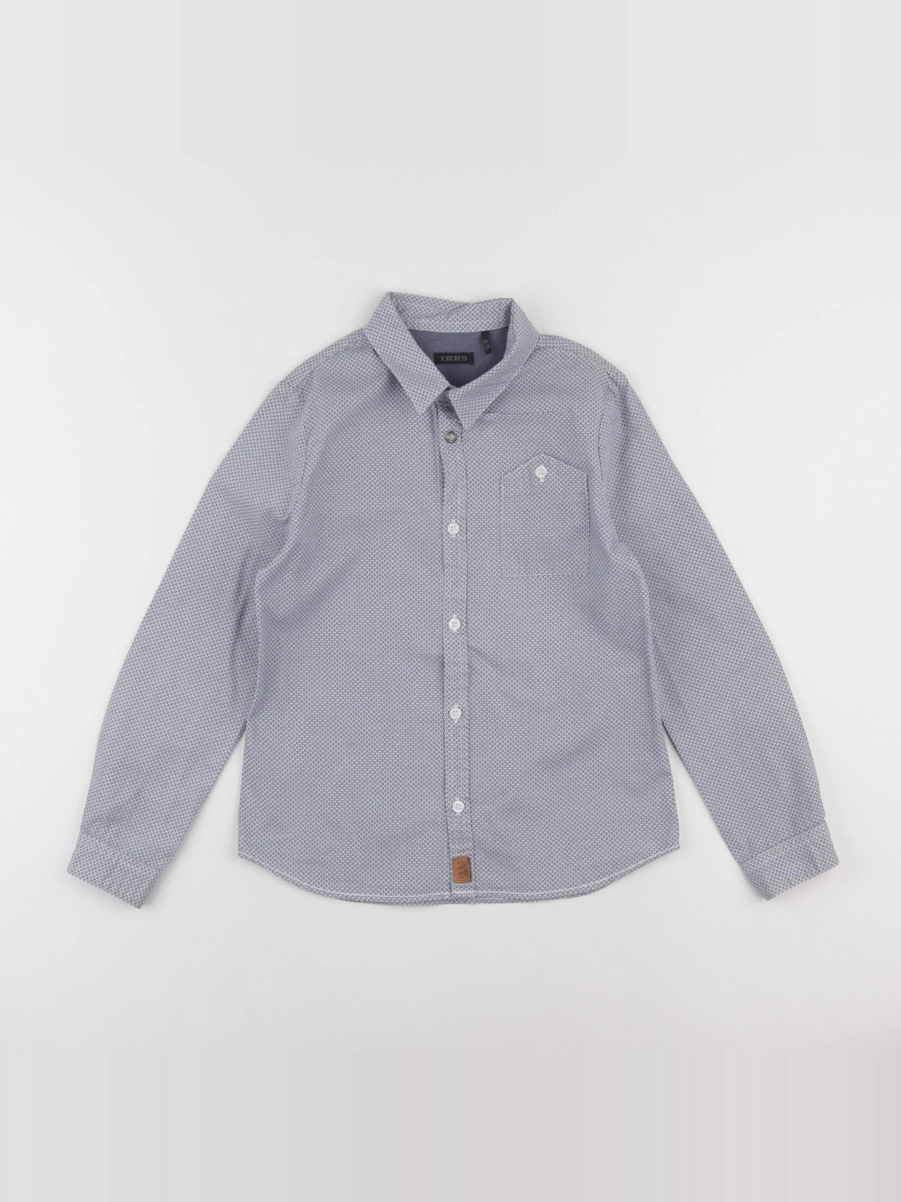 IKKS - chemise bleu - 8 ans