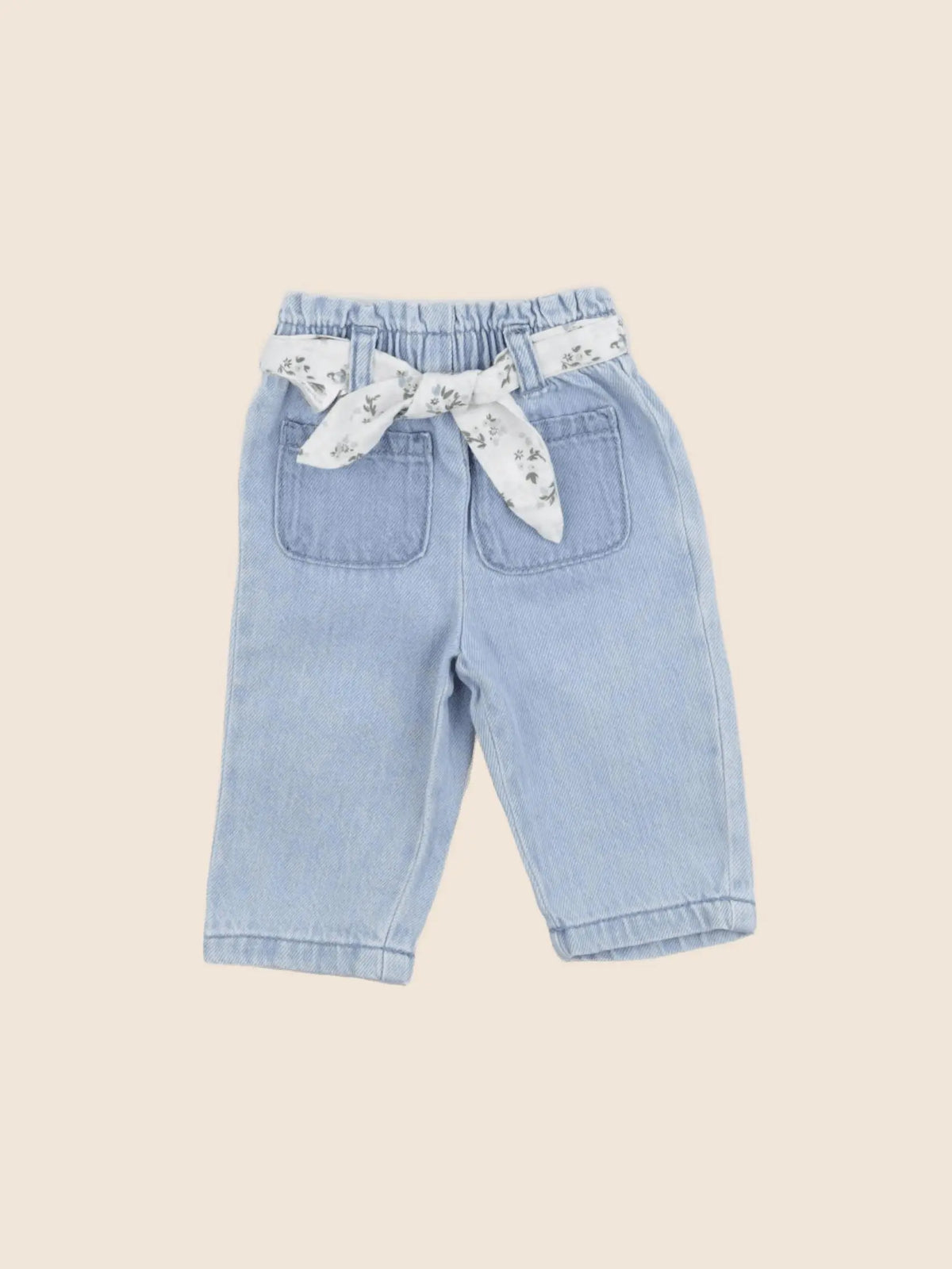 Vertbaudet - pantalon bleu - 3 mois