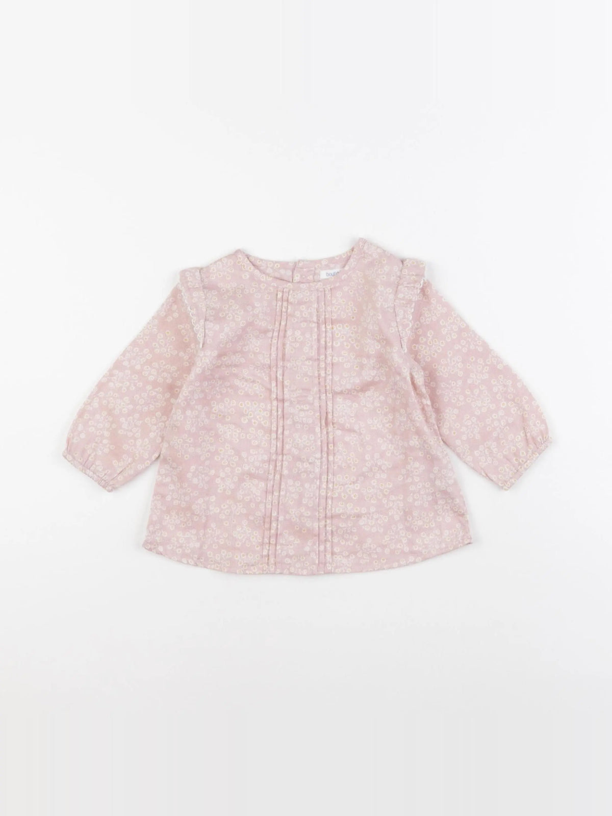 Boutchou - blouse rose - 12 mois