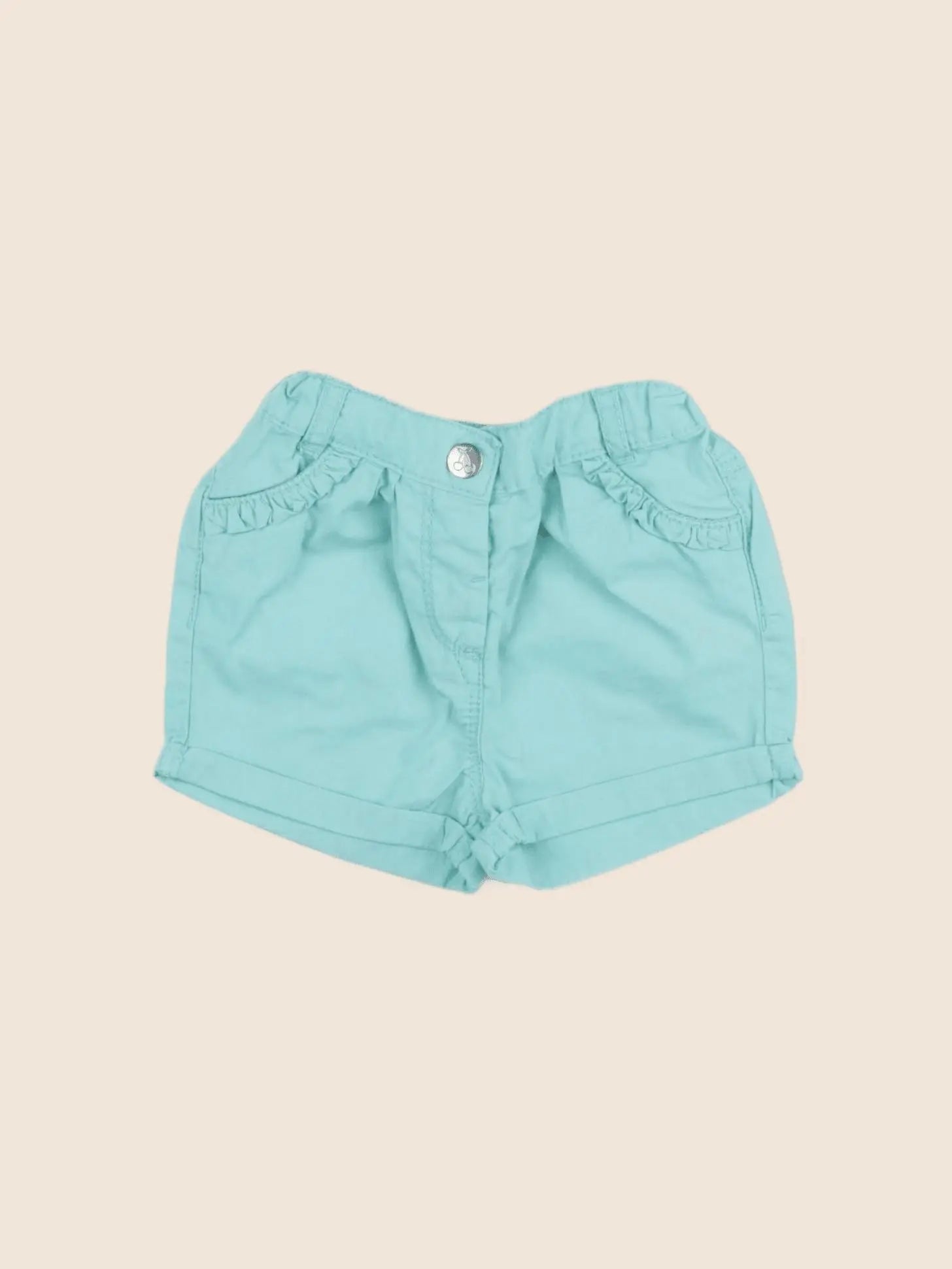 Tape à l'oeil - short bleu - 12 mois