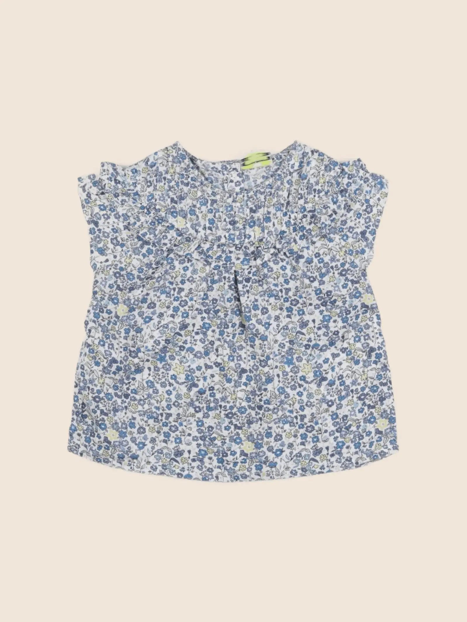 Tape à l'oeil - blouse bleu - 12 mois