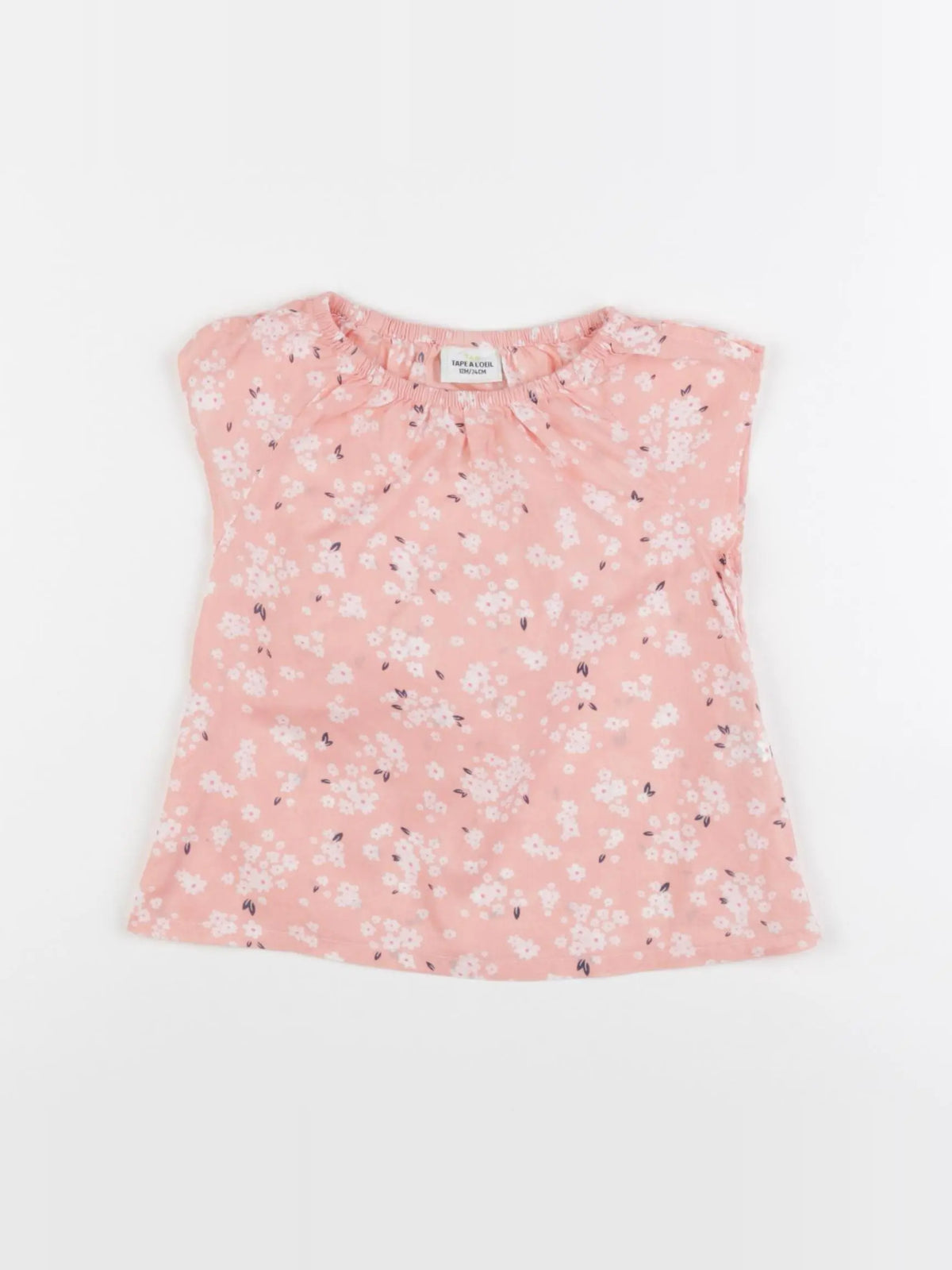 Tape à l'oeil - blouse rose - 12 mois
