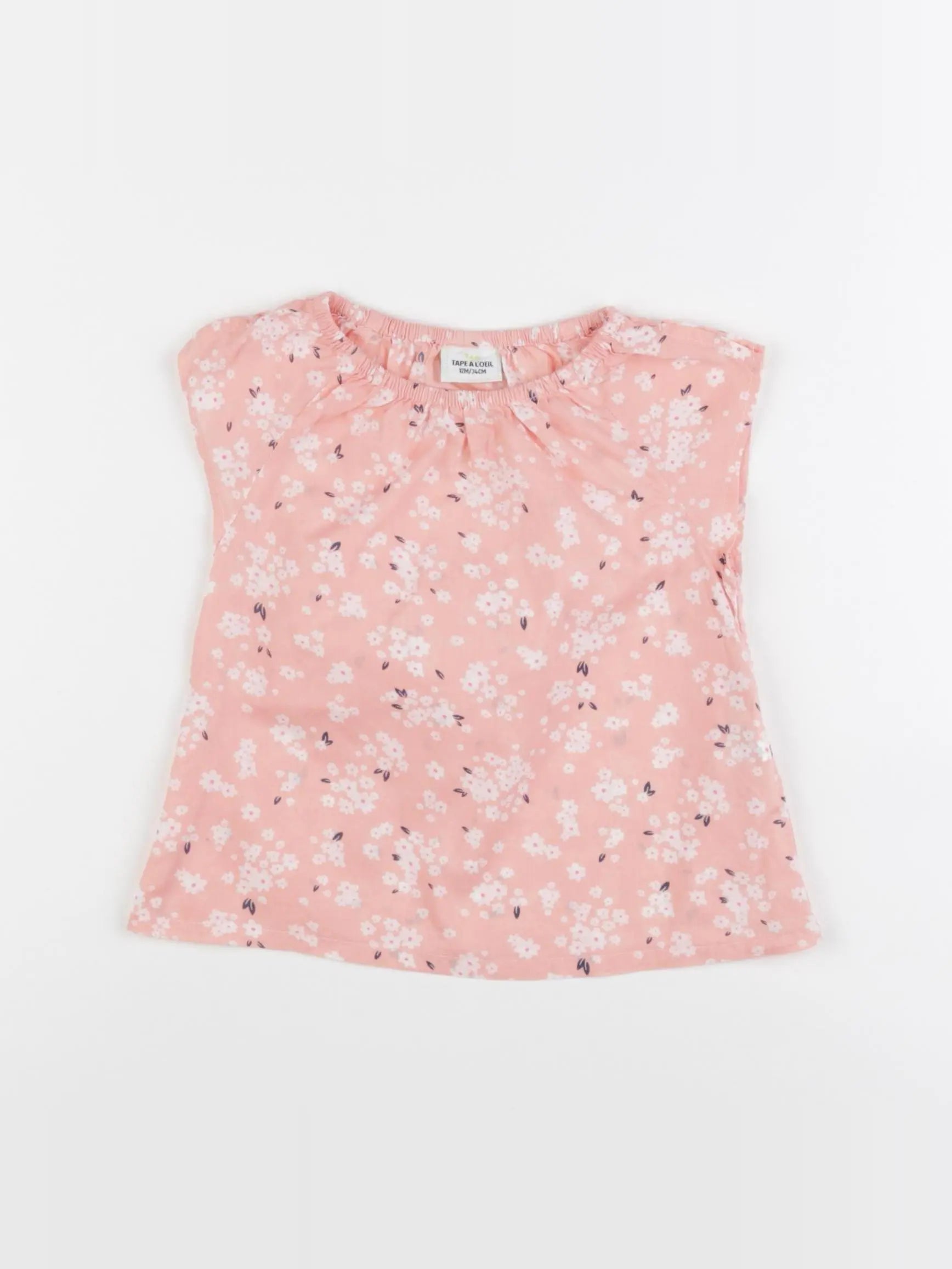 Tape à l'oeil - blouse rose - 12 mois