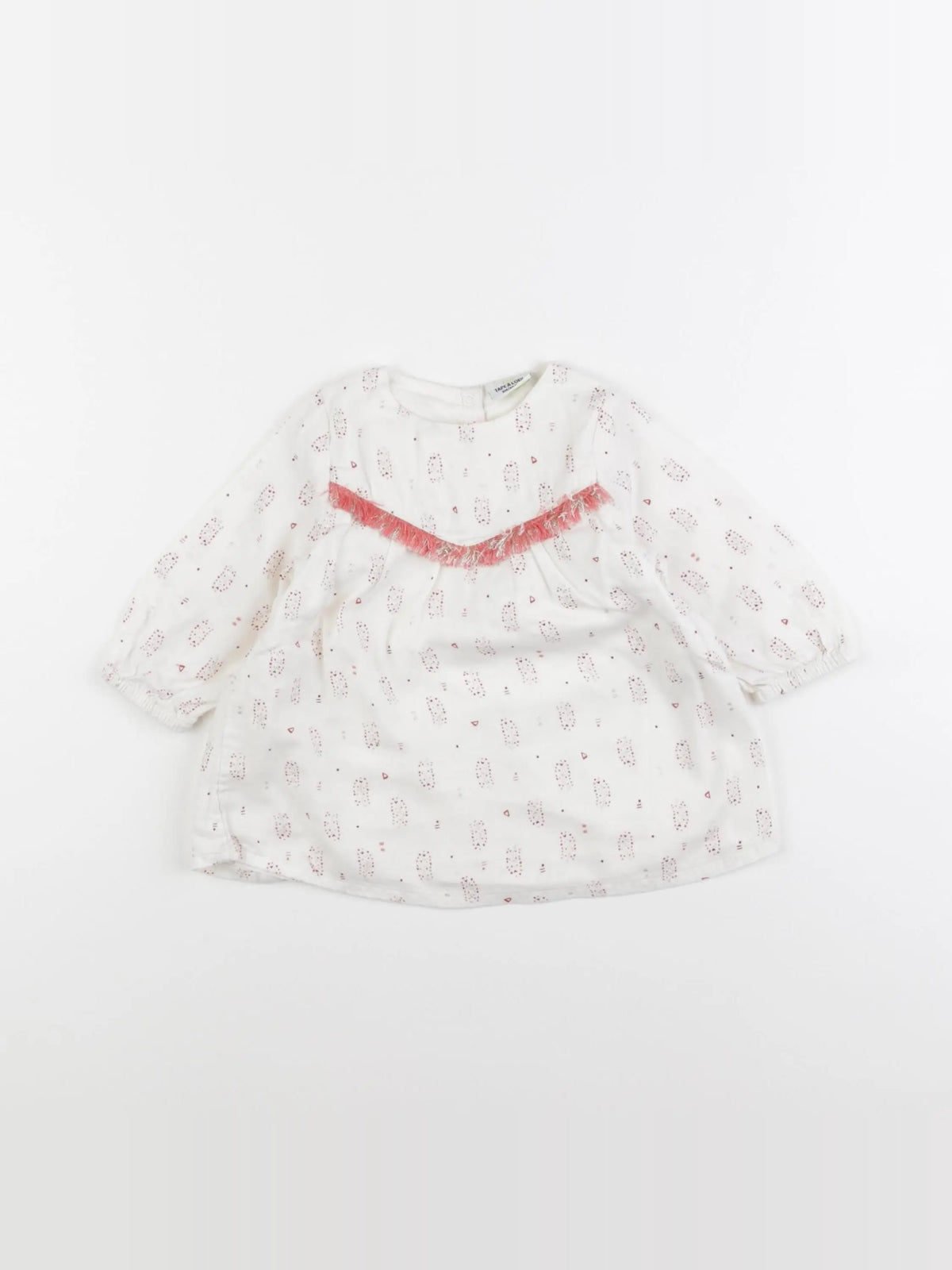 Tape à l'oeil - robe blanc - 6 mois