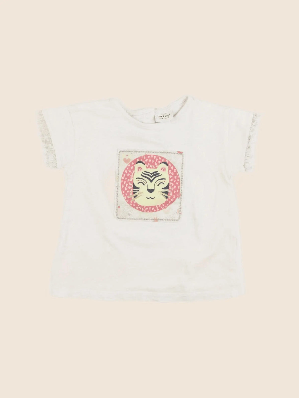 Tape à l'oeil - tee-shirt beige - 24 mois