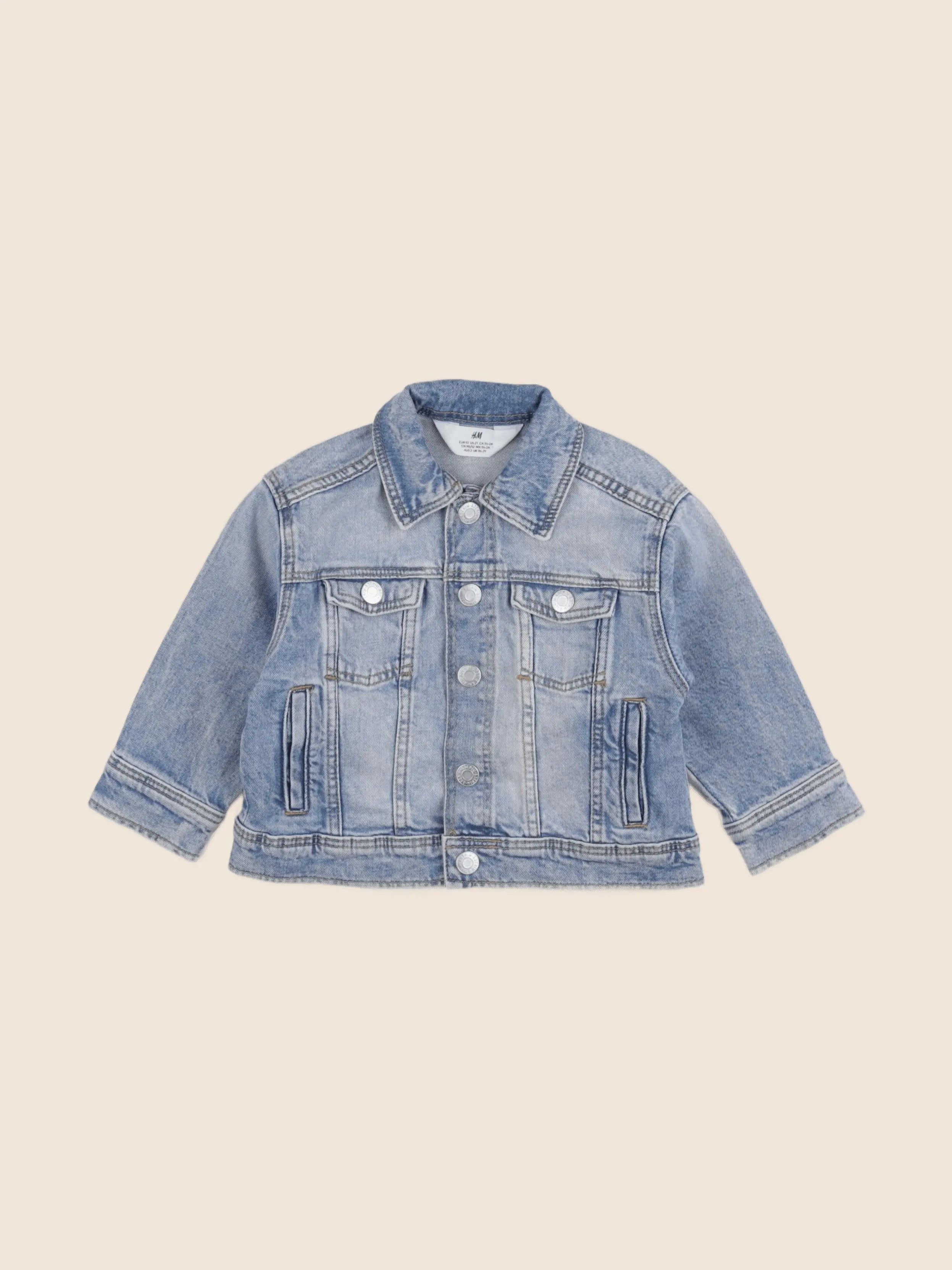 H&M - veste bleu - 18/24 mois
