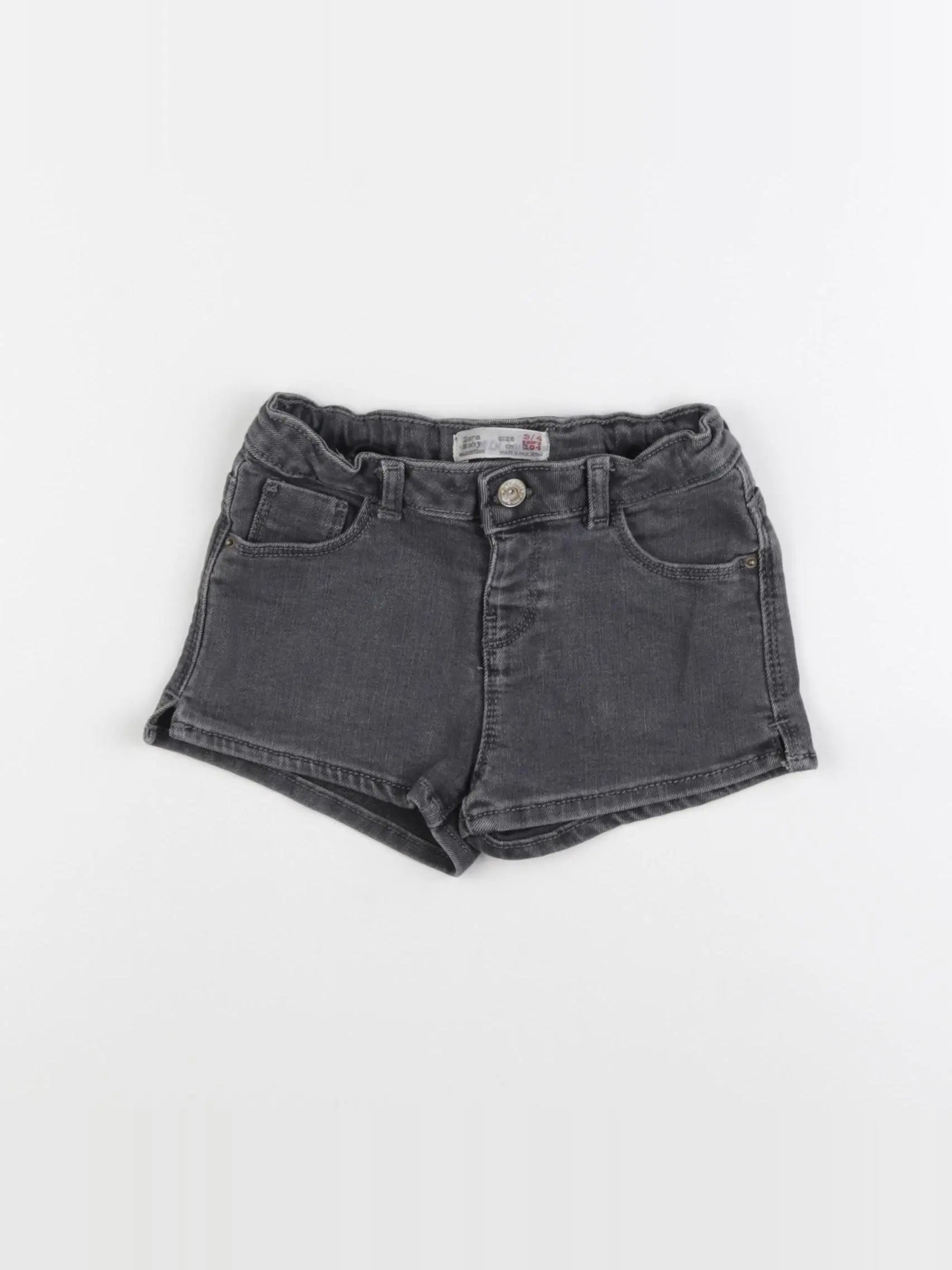 Zara - short gris - 3/4 ans