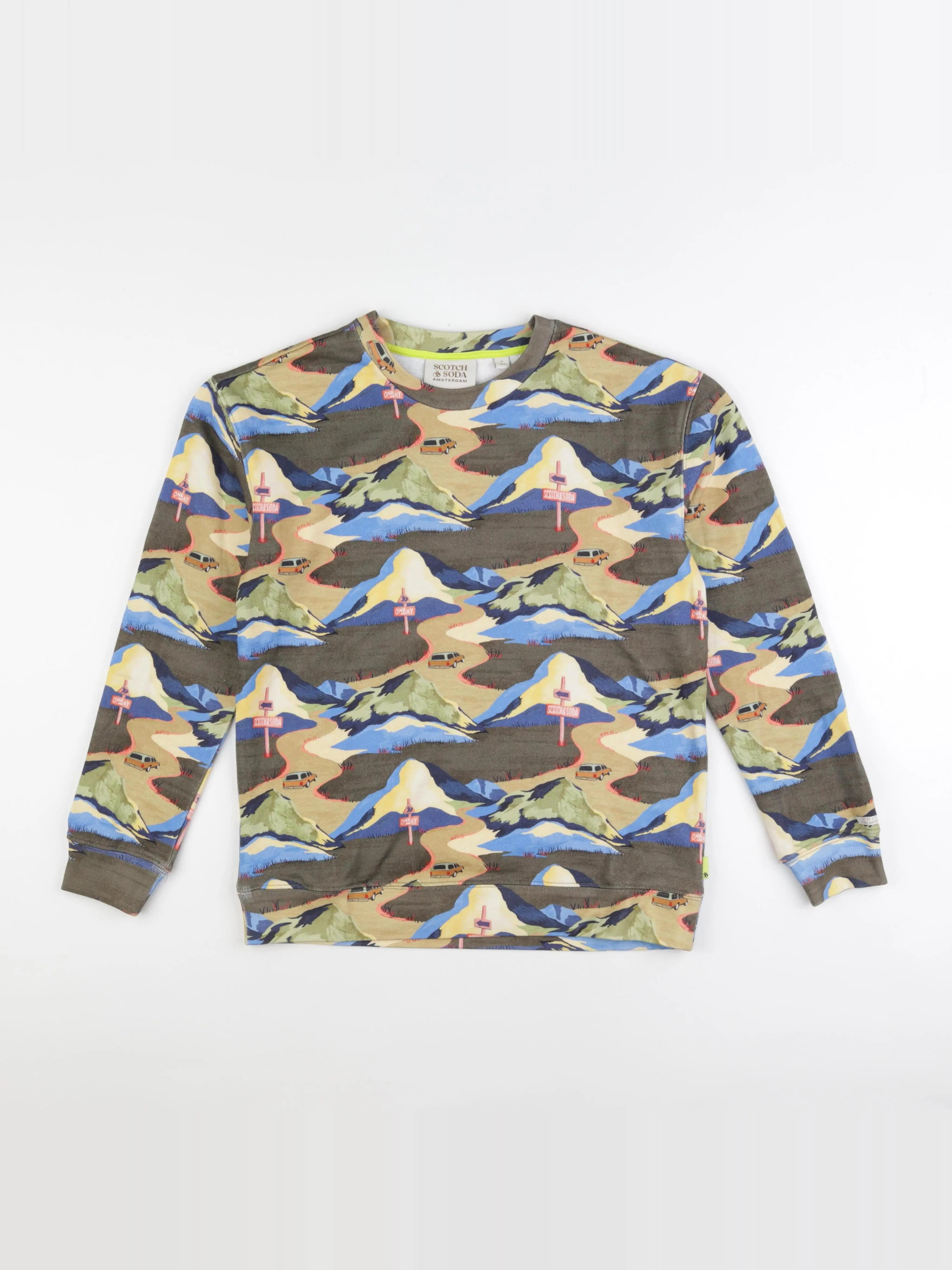 Scotch & Soda - sweat multicolore - 14 ans