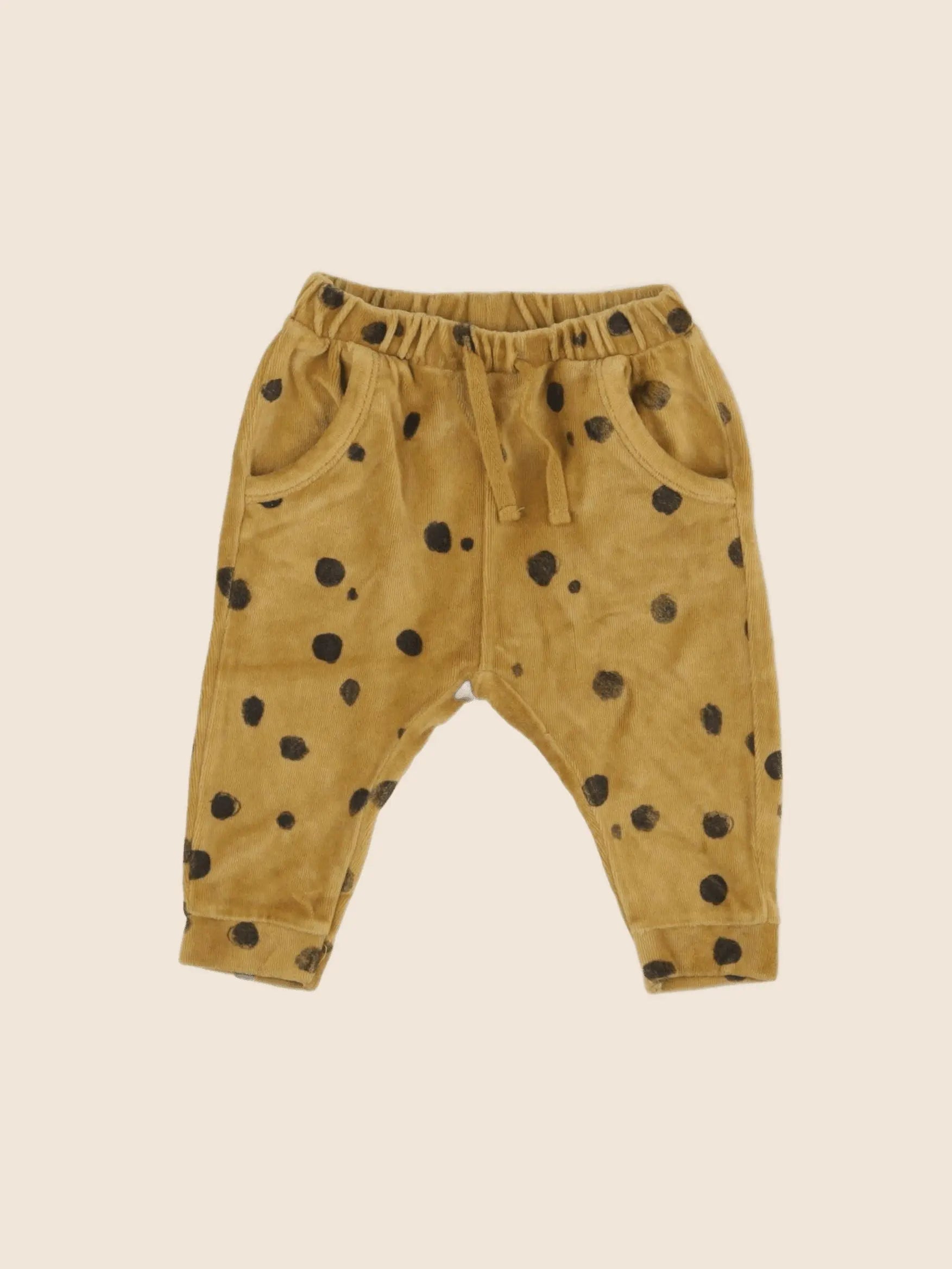 Zara - pantalon jaune - 6/9 mois