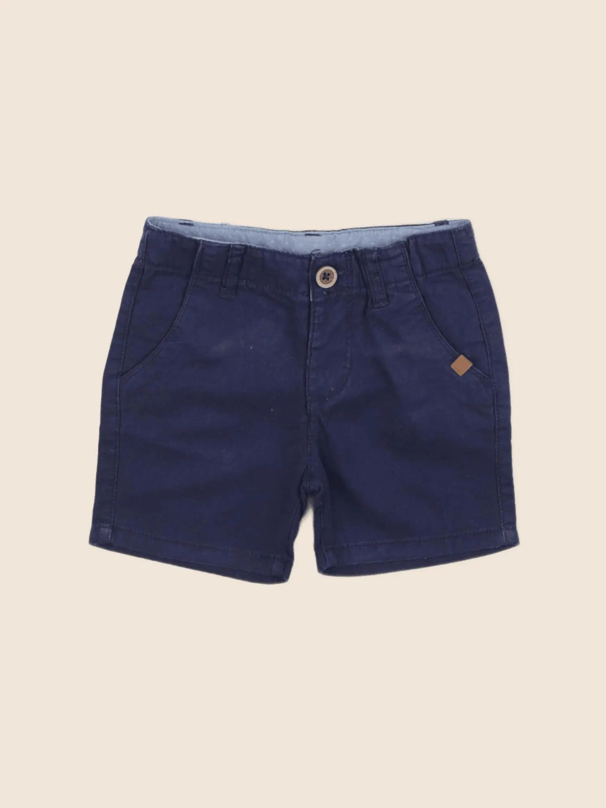 Zara - short bleu - 3/6 mois