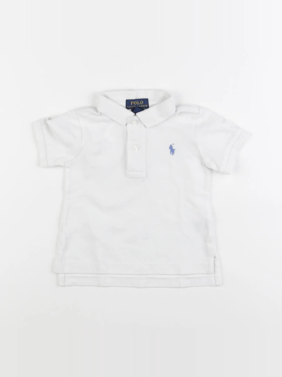 Ralph Lauren - polo blanc - 12 mois