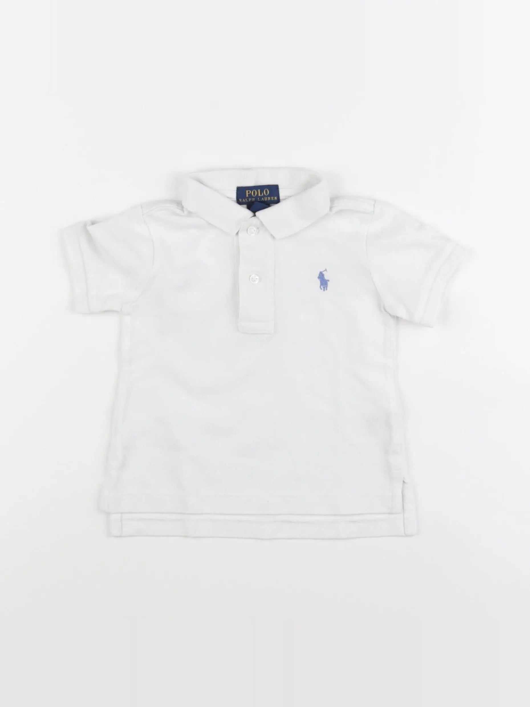 Ralph Lauren - polo blanc - 12 mois