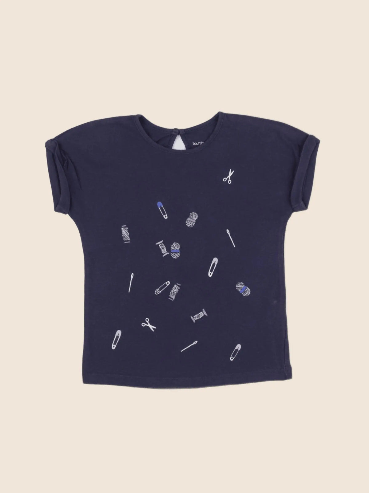 Boutchou - tee-shirt bleu - 36 mois