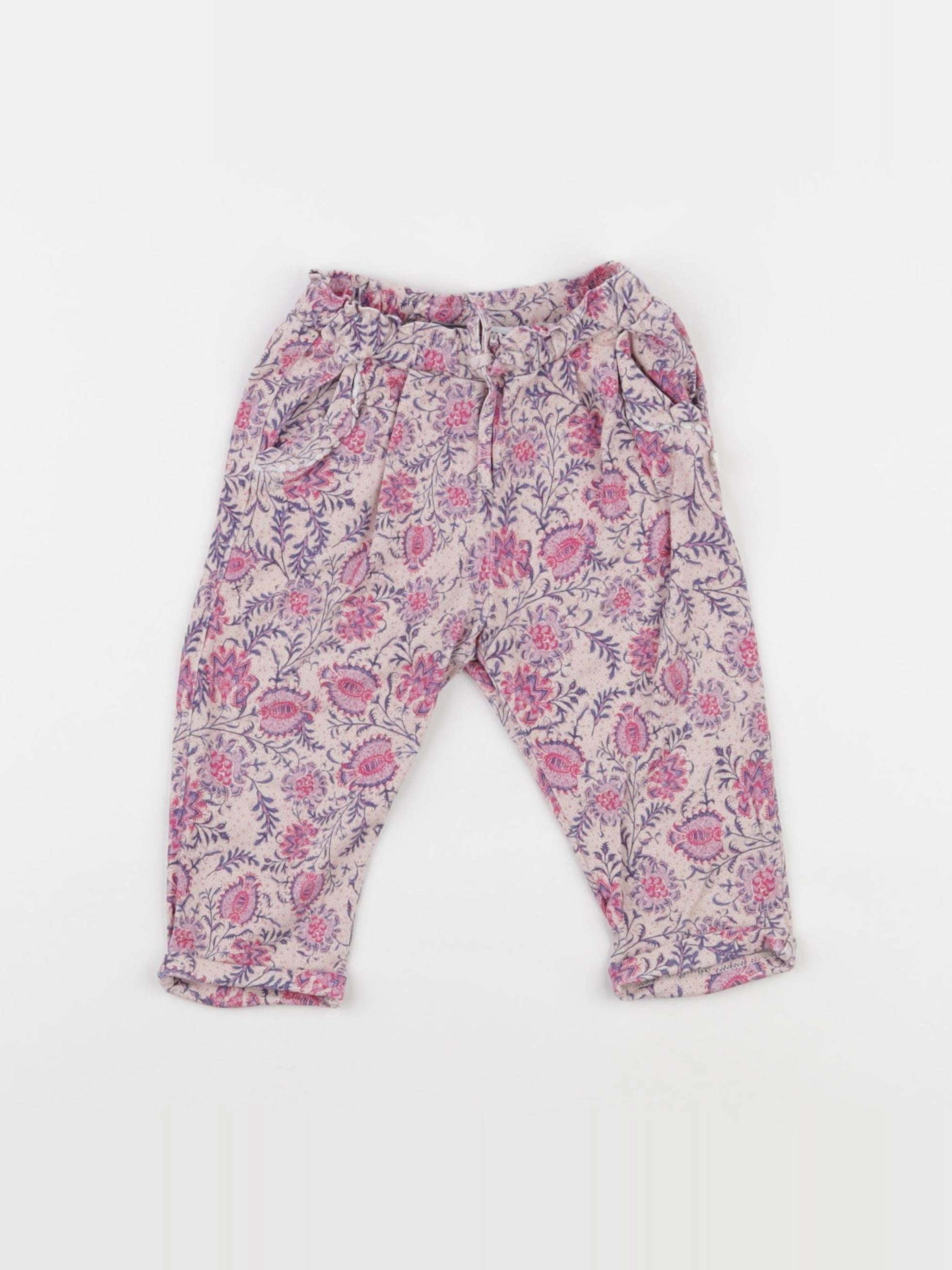 IKKS - sarouel rose - 12 mois