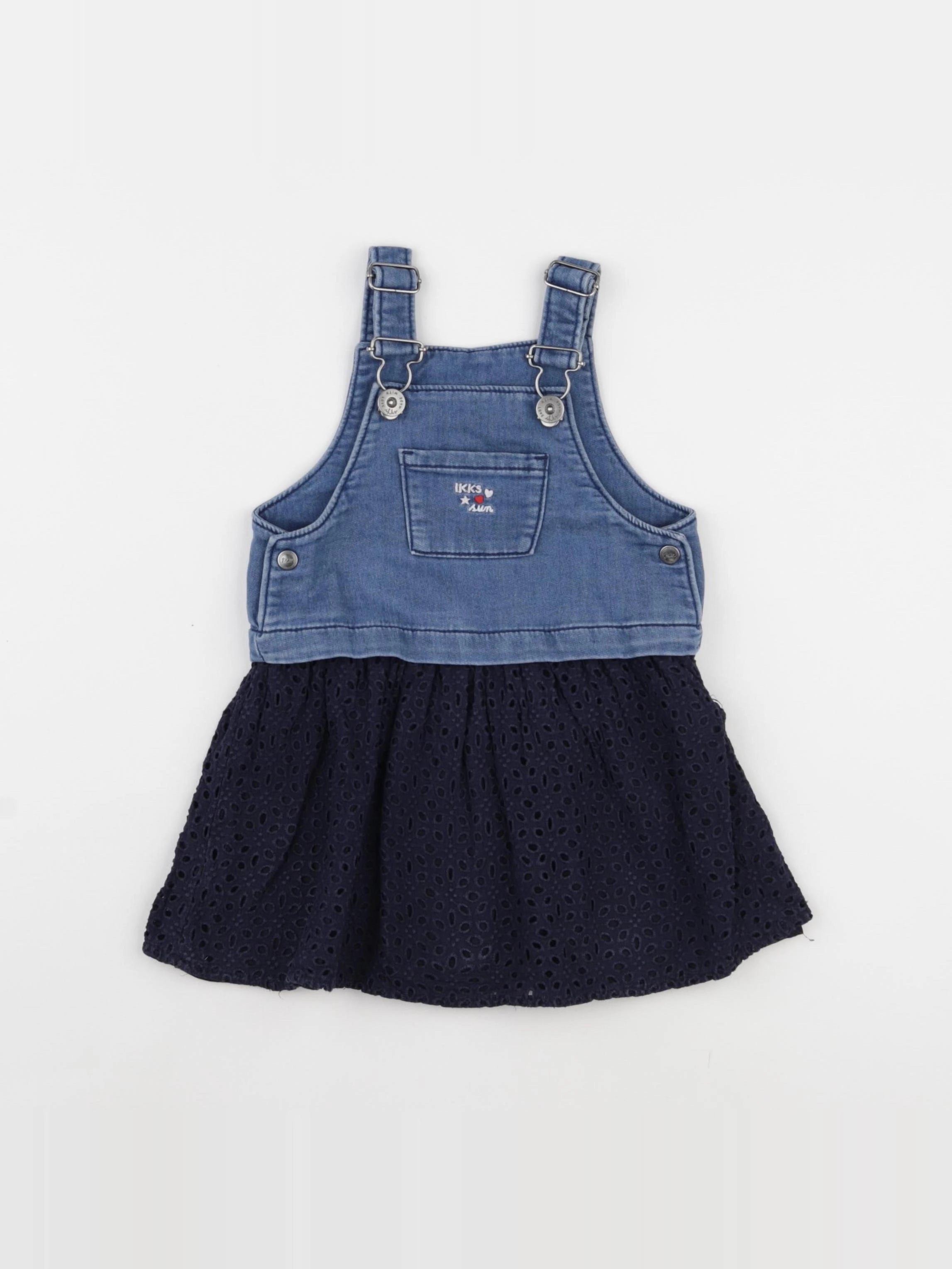 IKKS - robe bleu - 18 mois