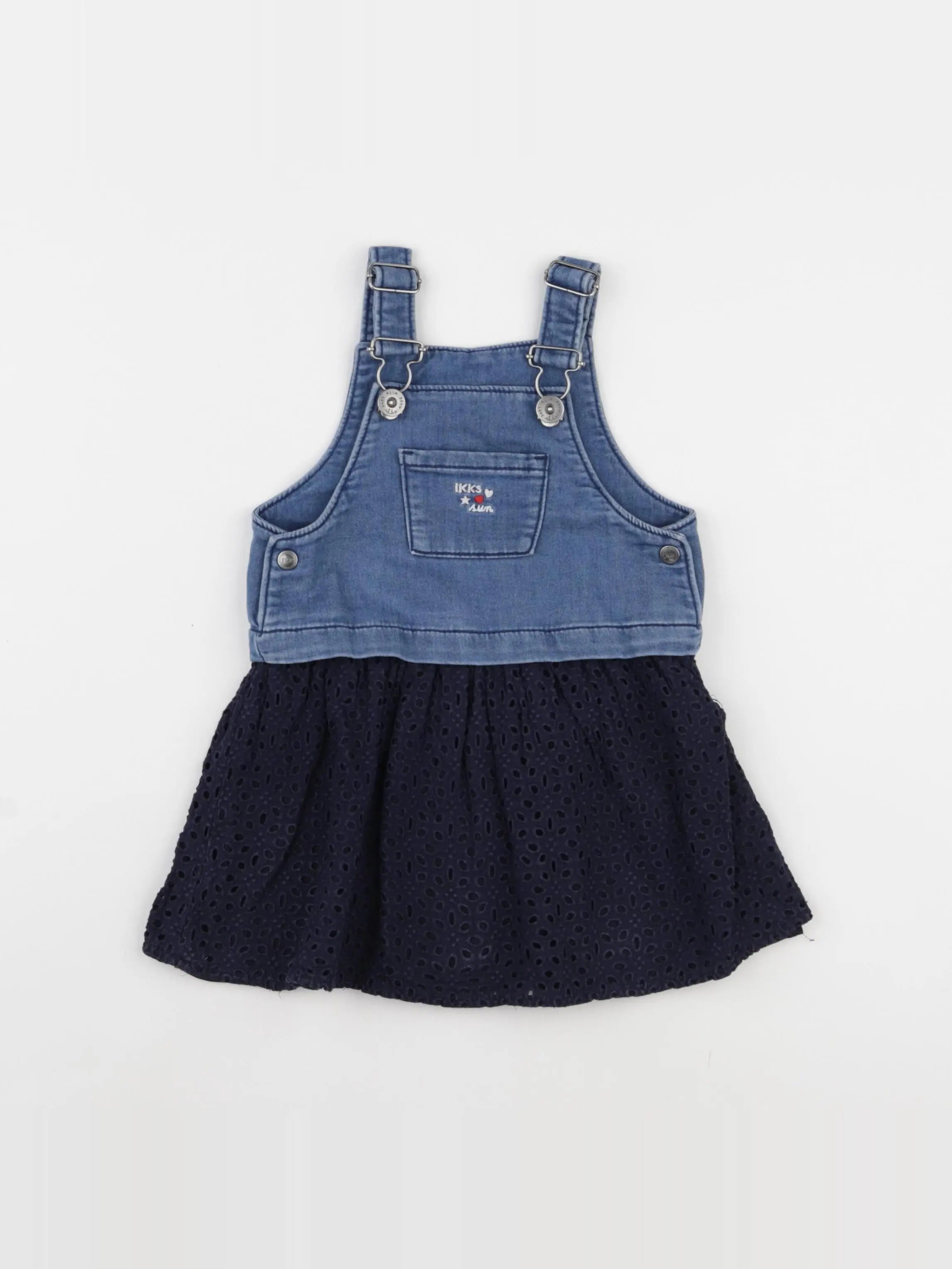 IKKS - robe bleu - 18 mois