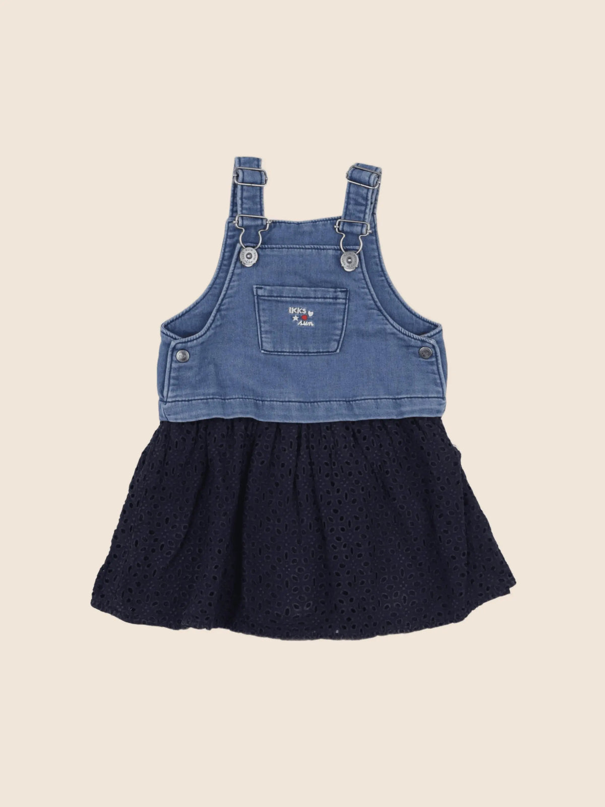 IKKS - robe bleu - 18 mois