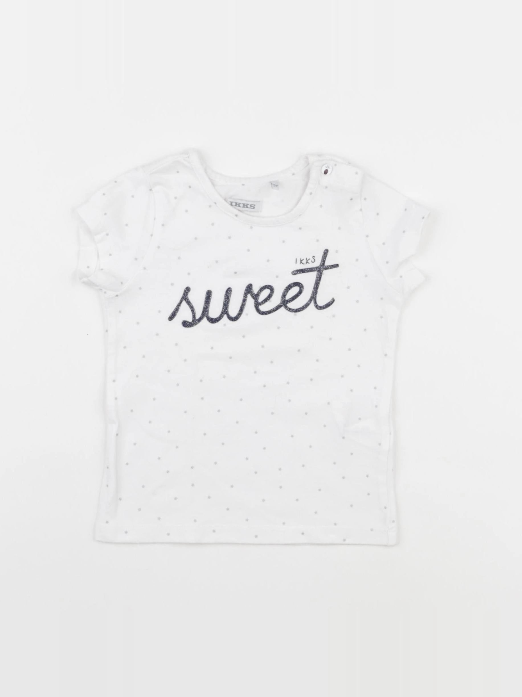 IKKS - tee-shirt blanc - 18 mois