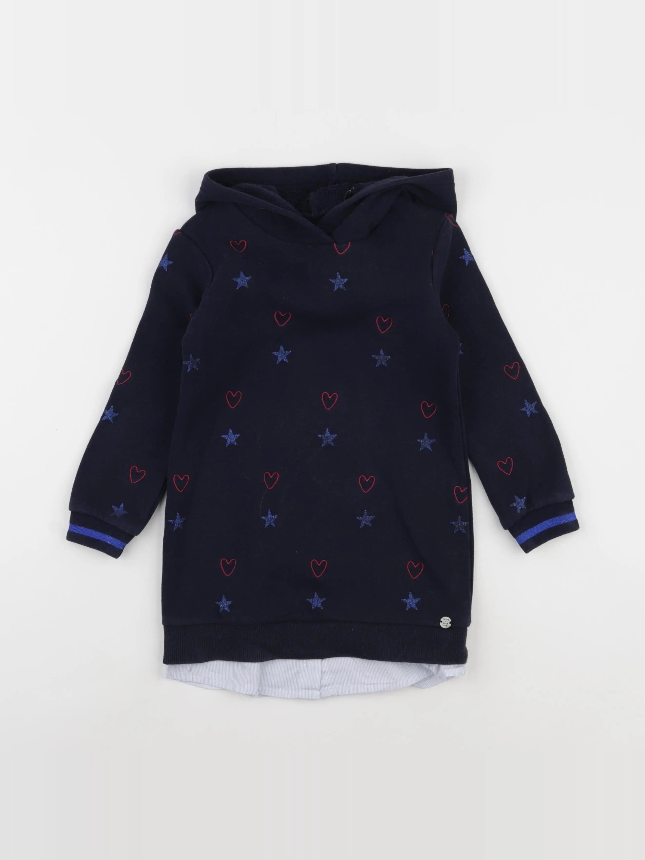 IKKS - robe bleu - 2 ans