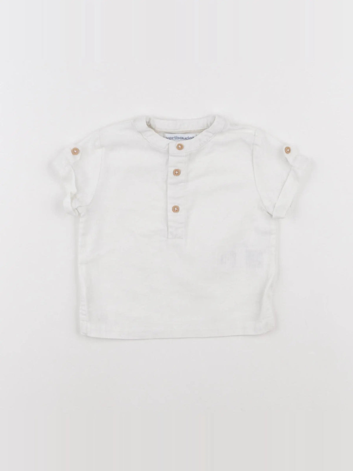 Vertbaudet - chemise blanc - 6 mois