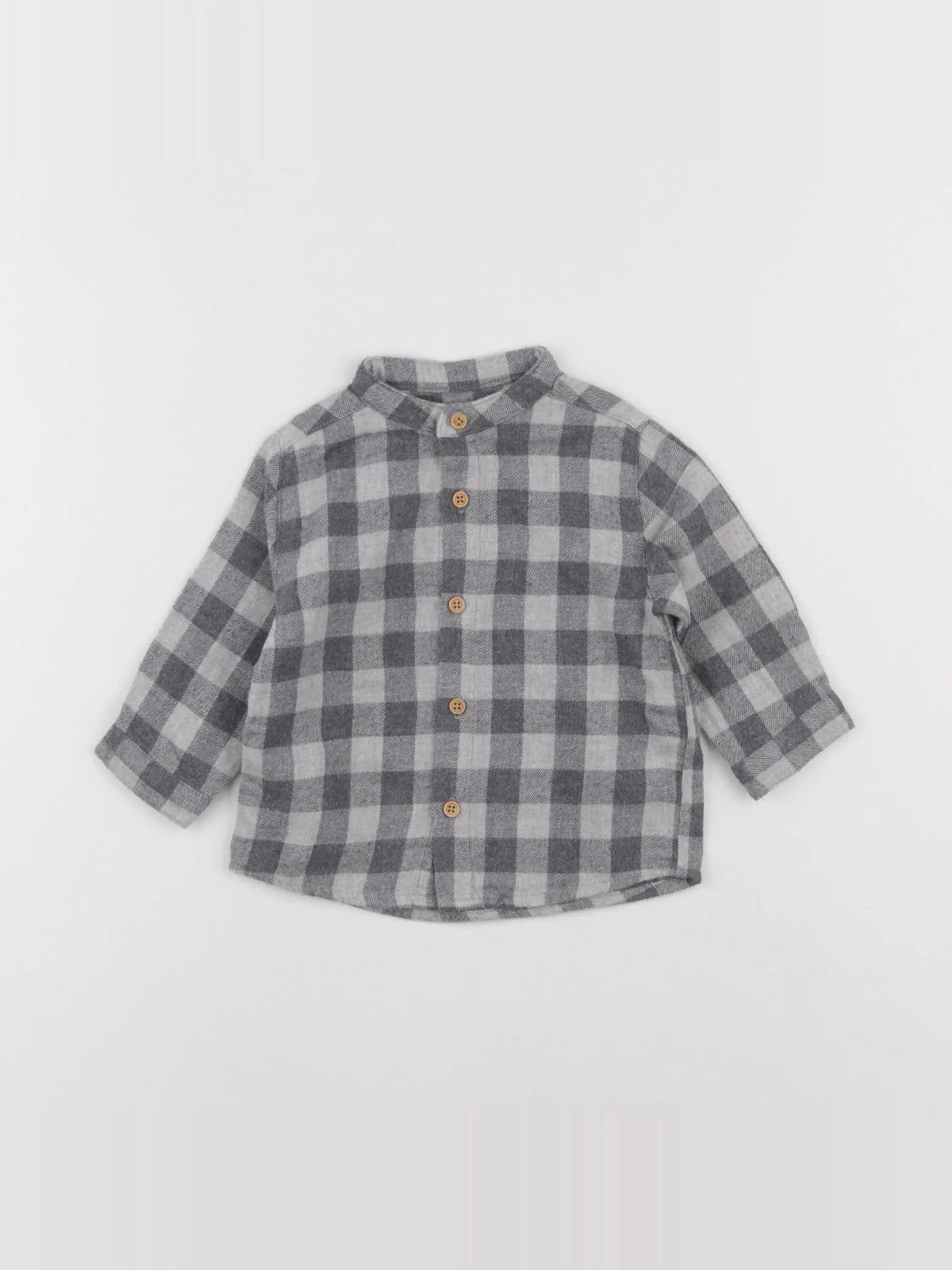 Boutchou - chemise gris - 6 mois