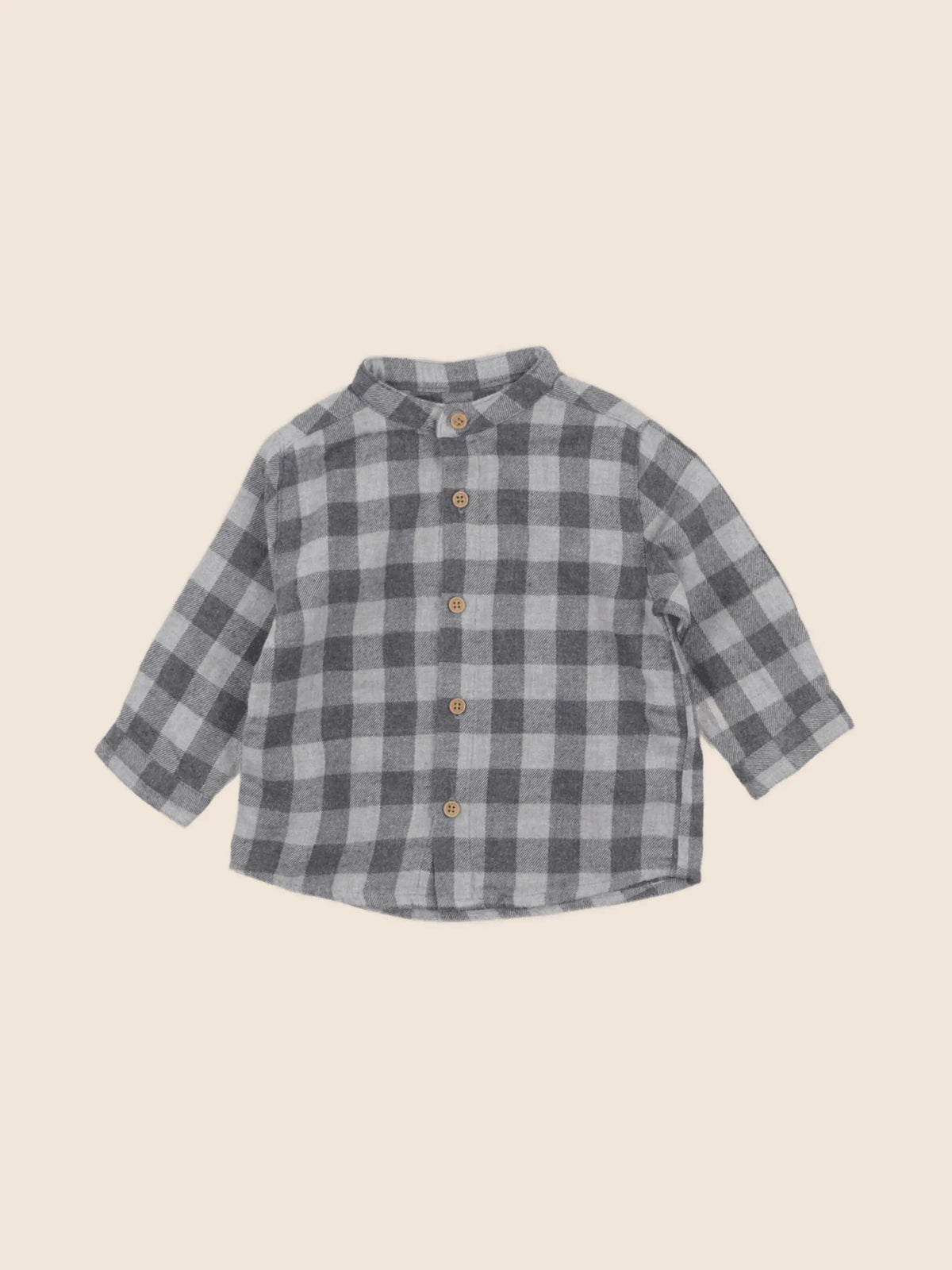 Boutchou - chemise gris - 6 mois