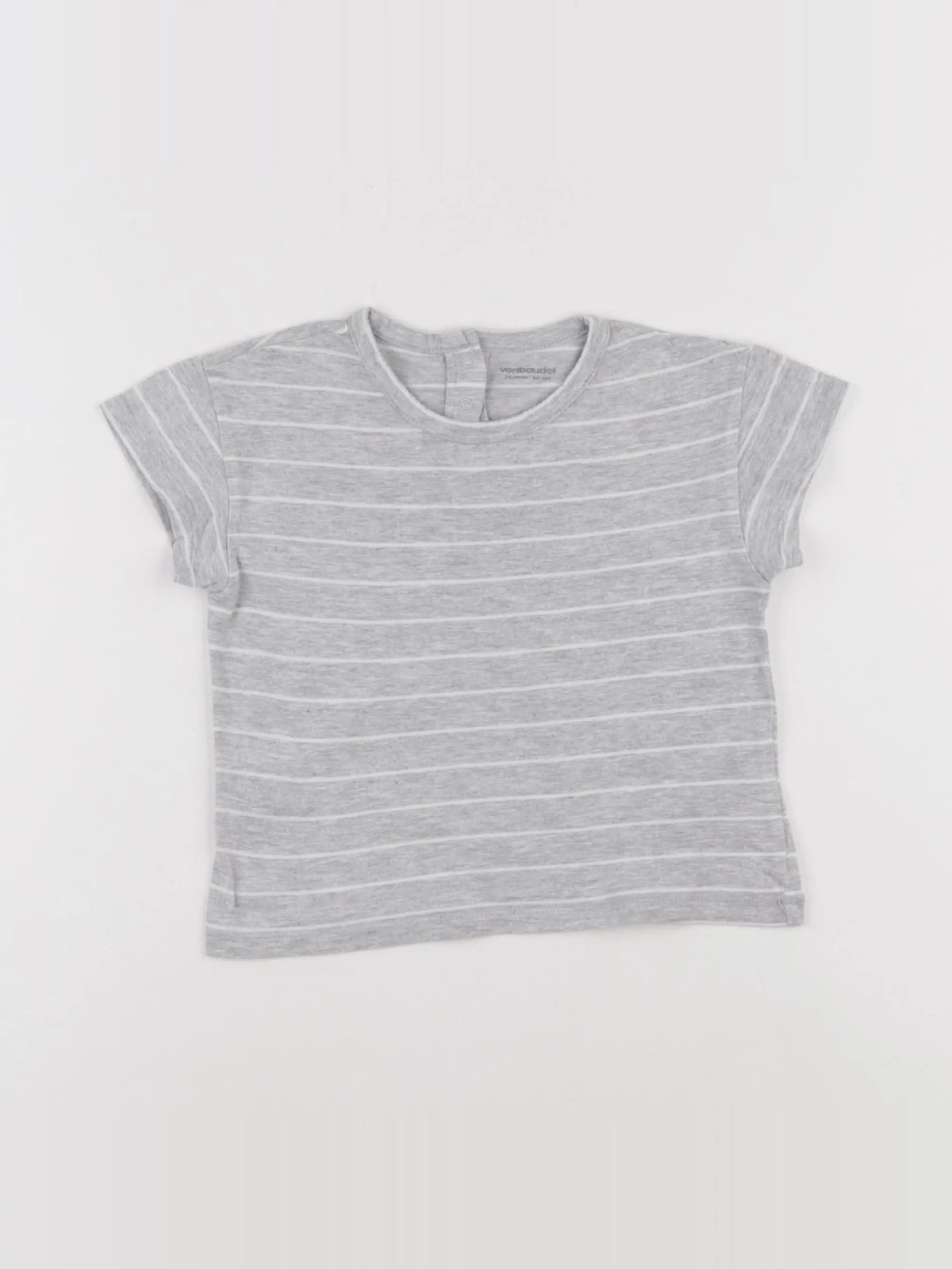 Vertbaudet - tee-shirt gris - 24 mois