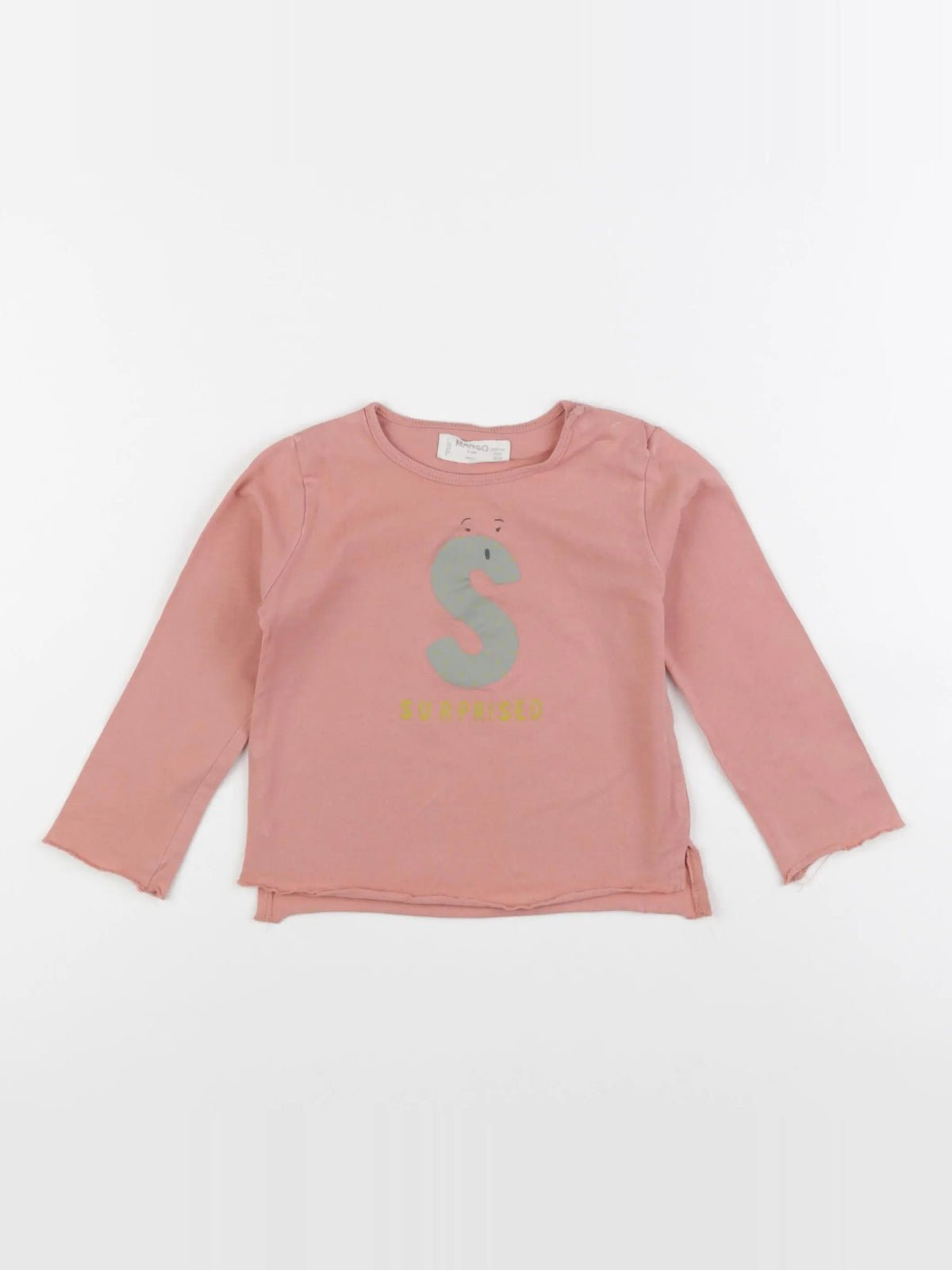 Mango - tee-shirt rose - 18/24 mois