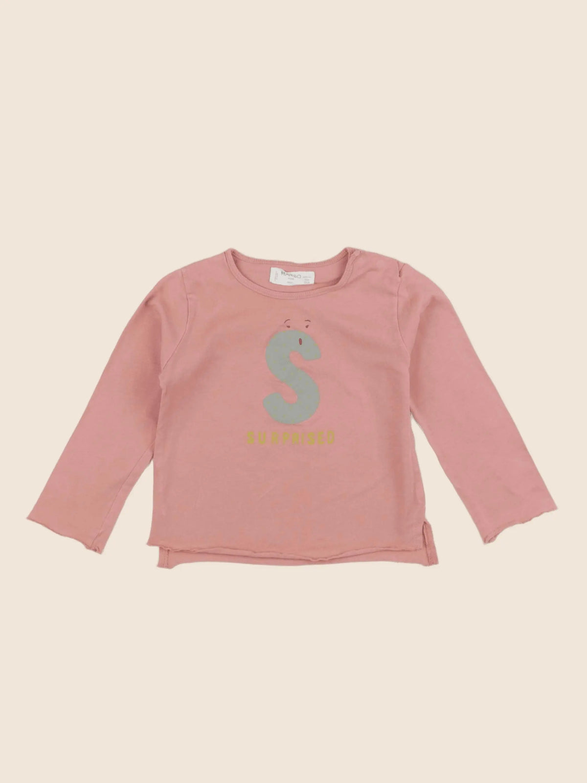 Mango - tee-shirt rose - 18/24 mois