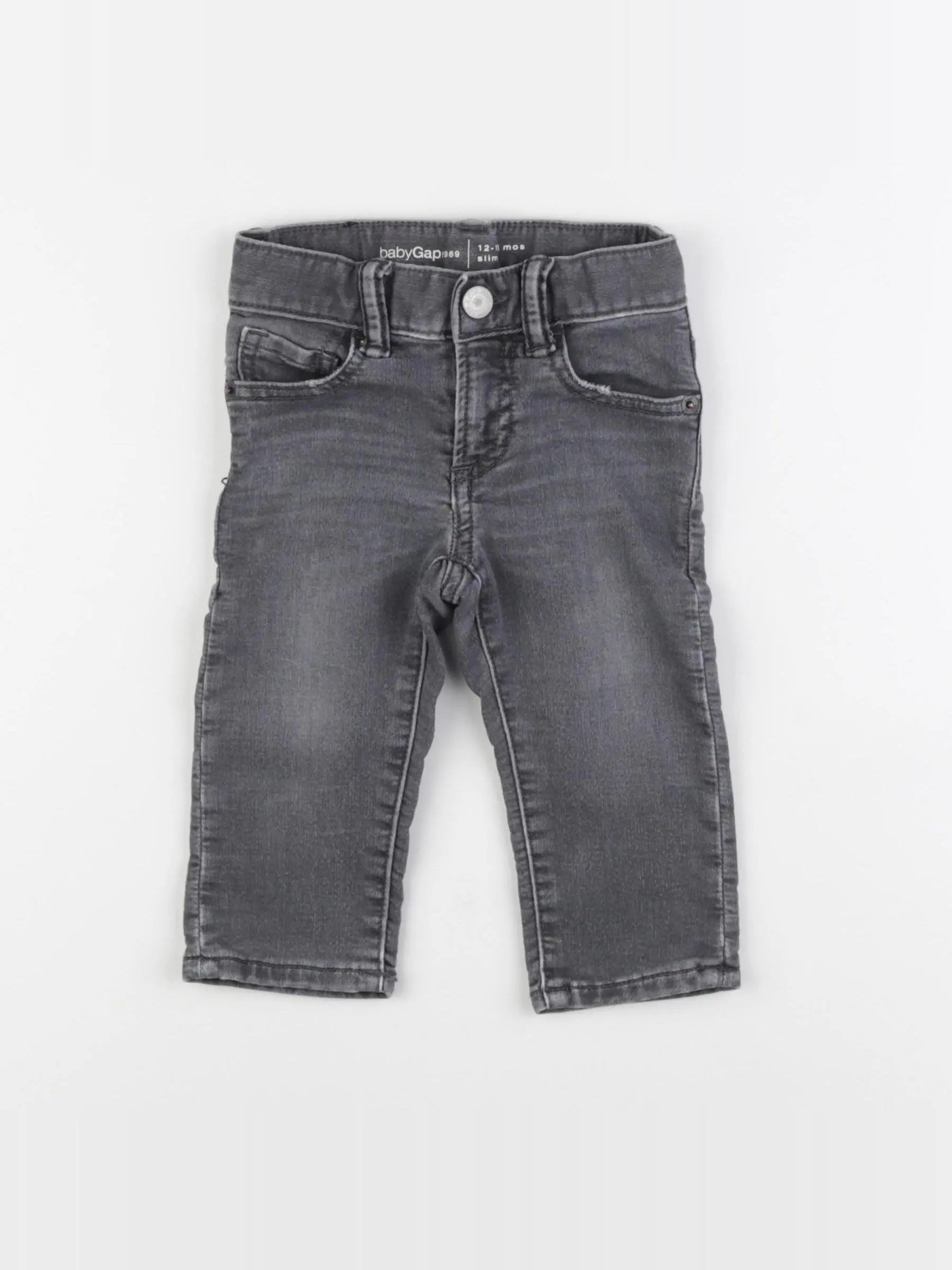 GAP - jean gris - 12/18 mois