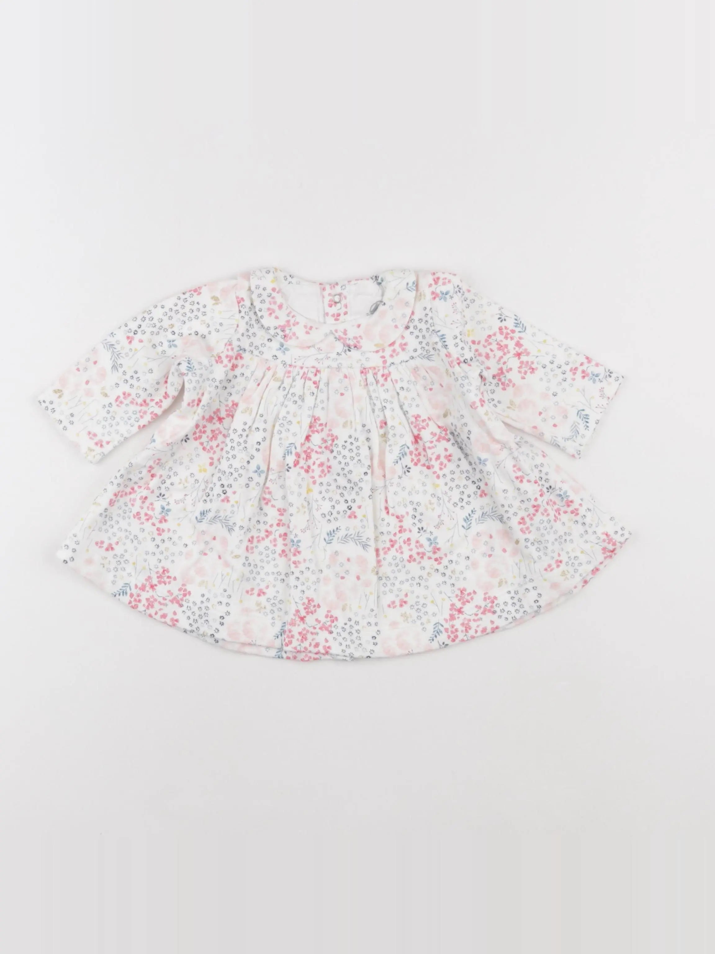 Petit Bateau - robe multicolore - 3 mois