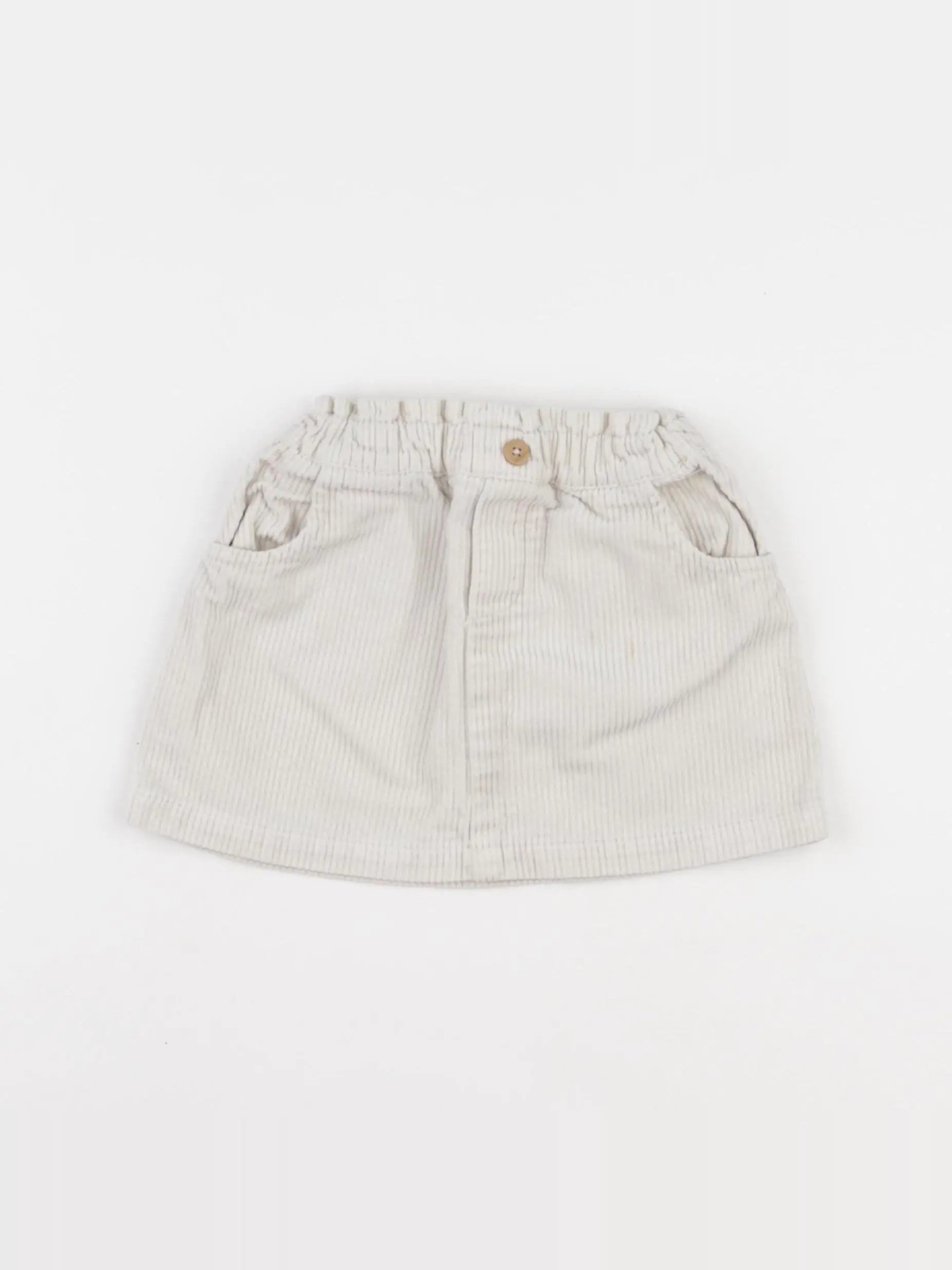 Vertbaudet - jupe beige - 24 mois