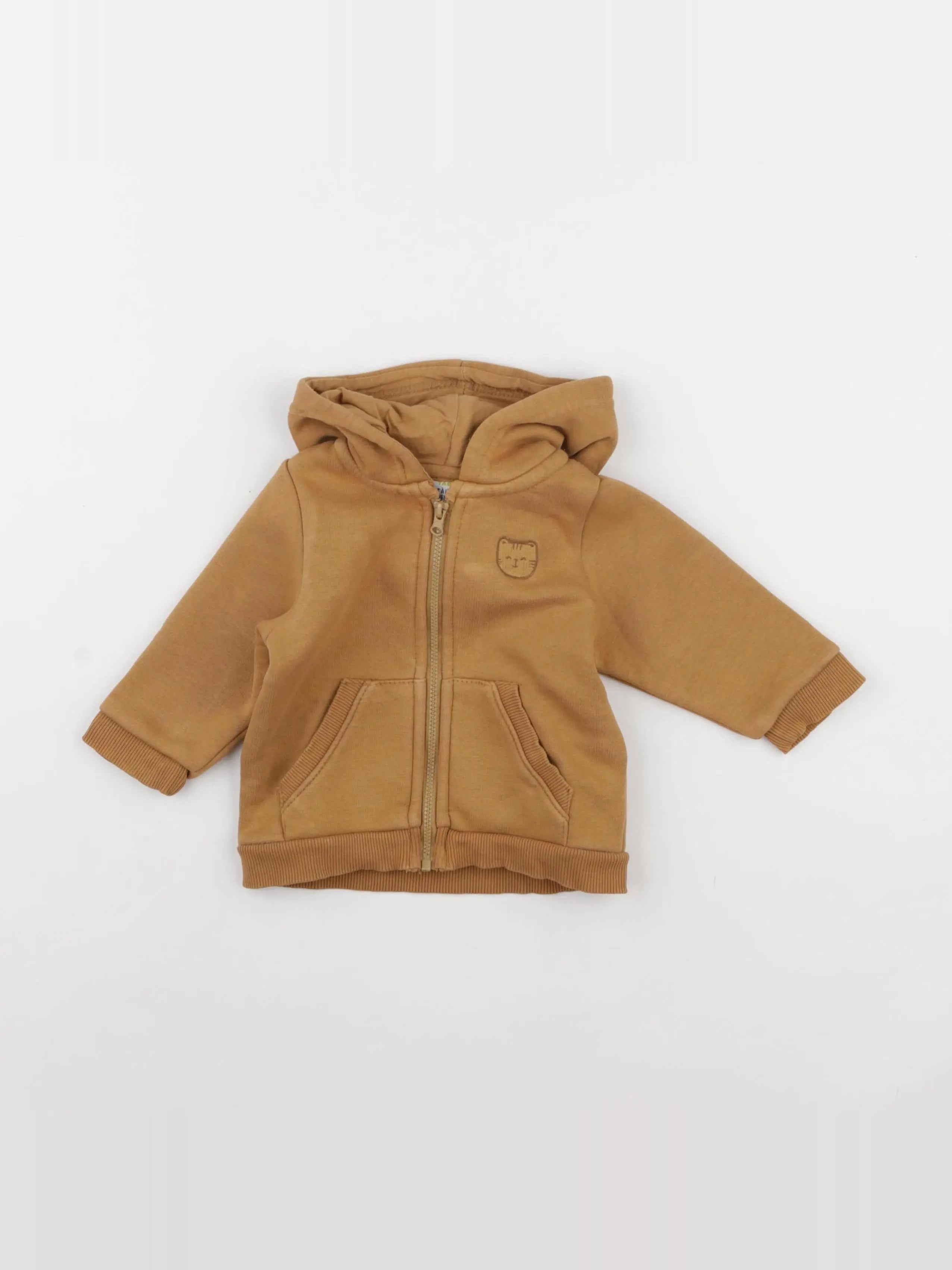 Tape à l'oeil - sweat marron - 6 mois