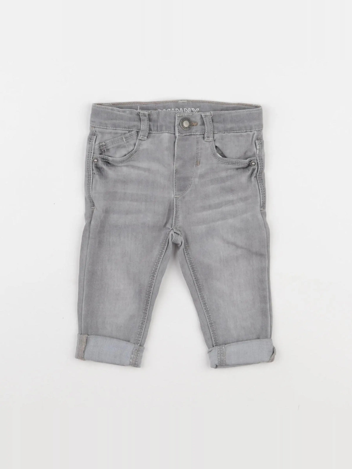Zara - jean gris - 6/9 mois