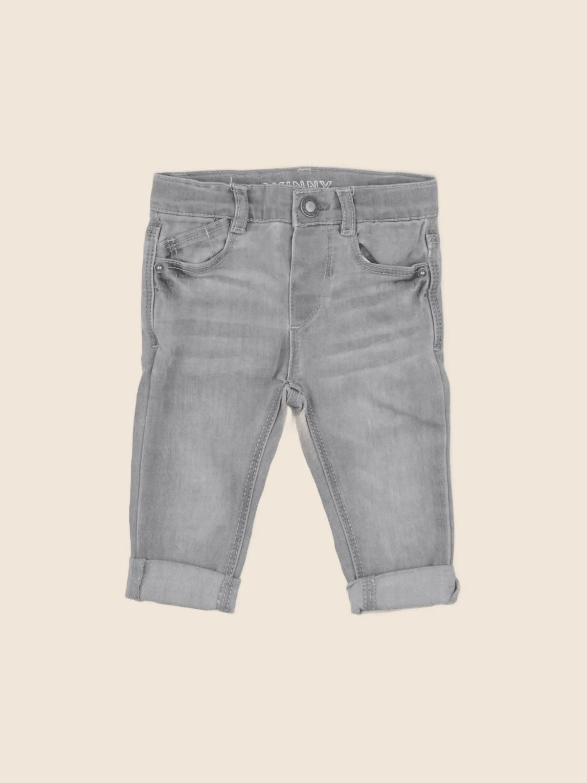 Zara - jean gris - 6/9 mois