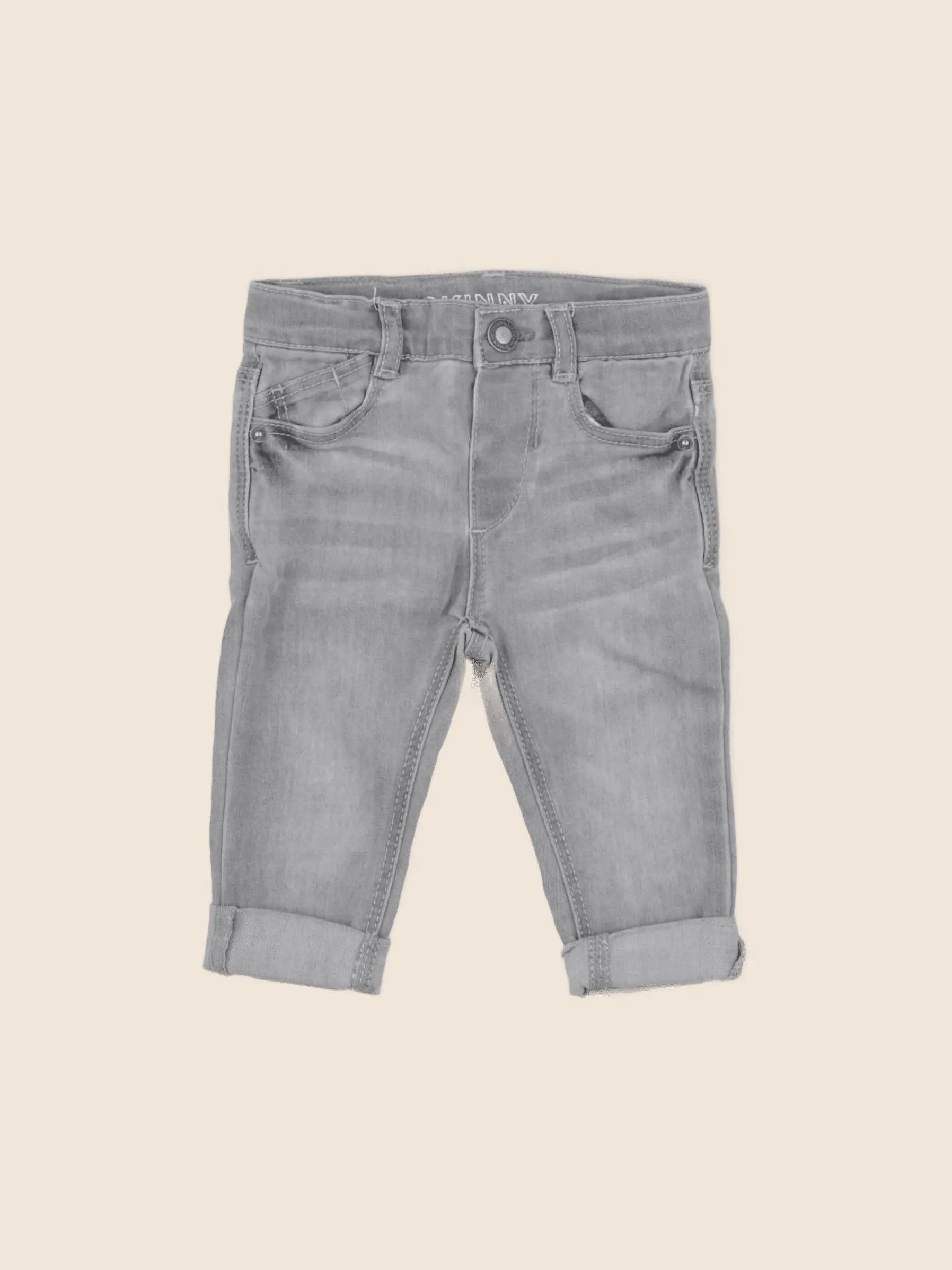 Zara - jean gris - 6/9 mois