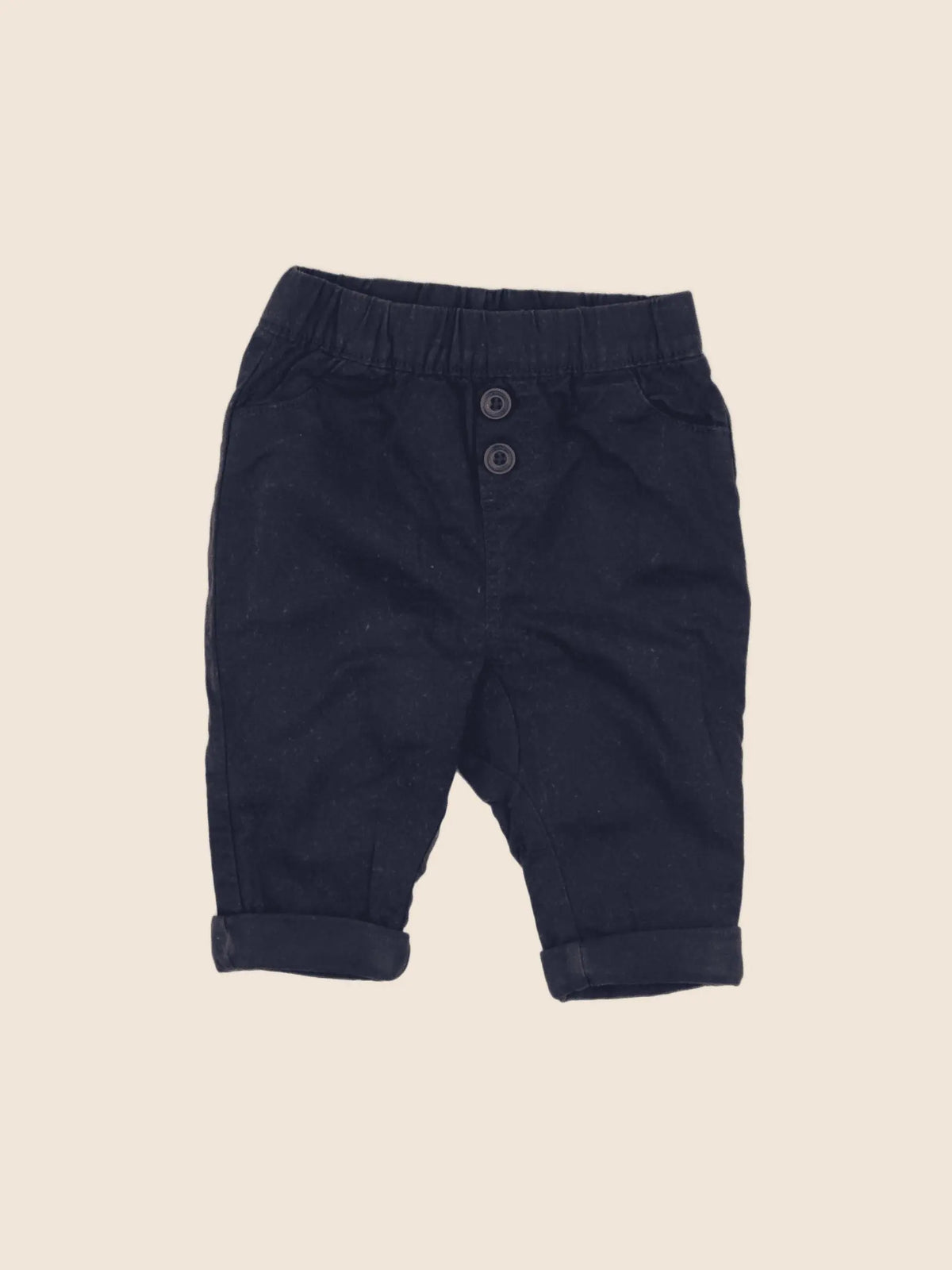 Tape à l'oeil - pantalon bleu - 6 mois
