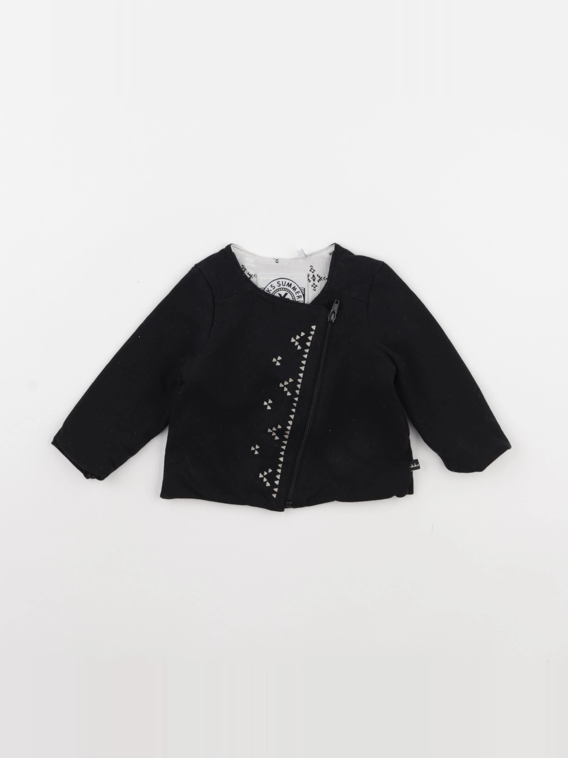 IKKS - veste noir, or - 12 mois
