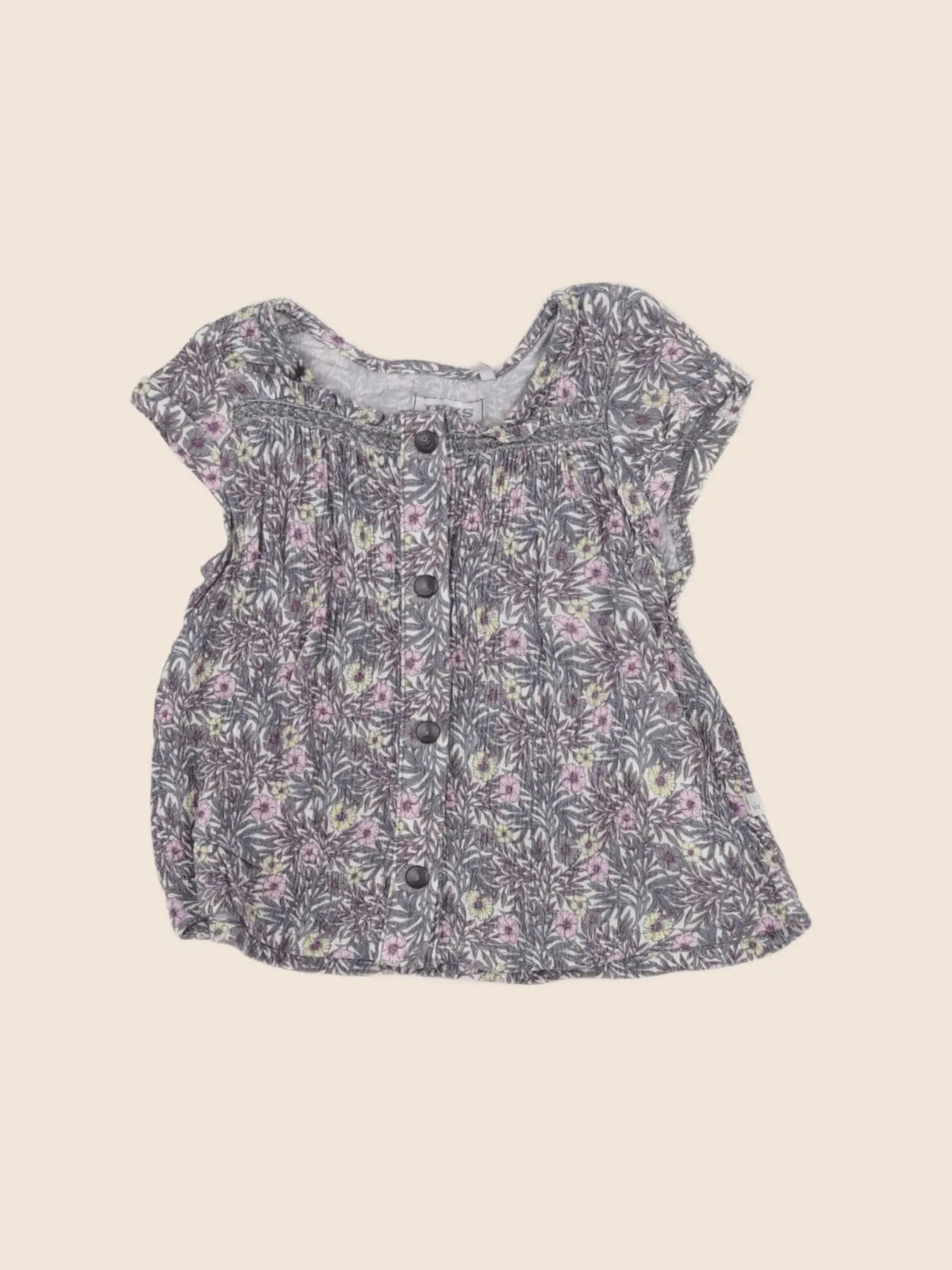 IKKS - blouse rose - 6 mois