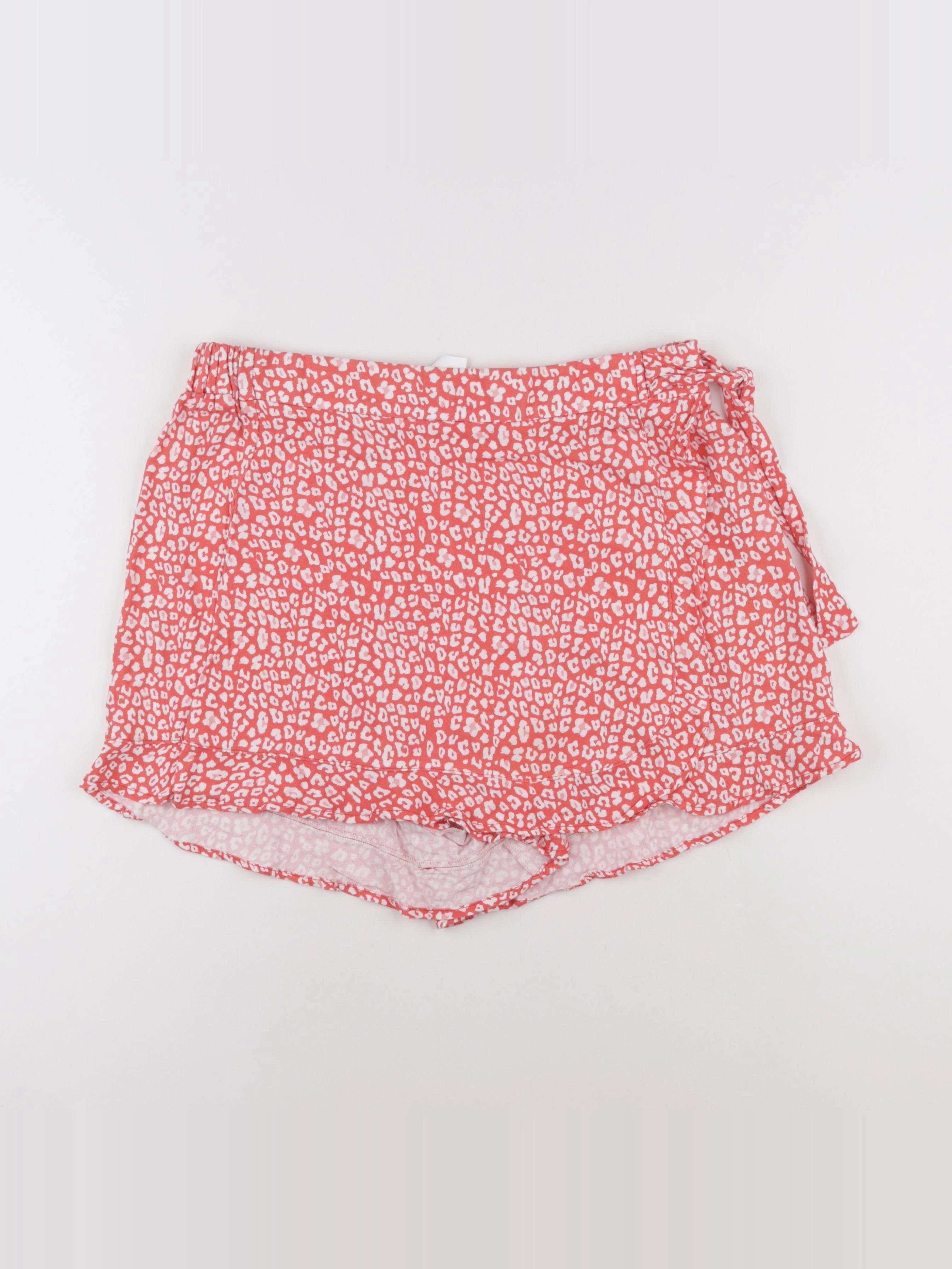 IKKS - jupe short rose, blanc - 16 ans