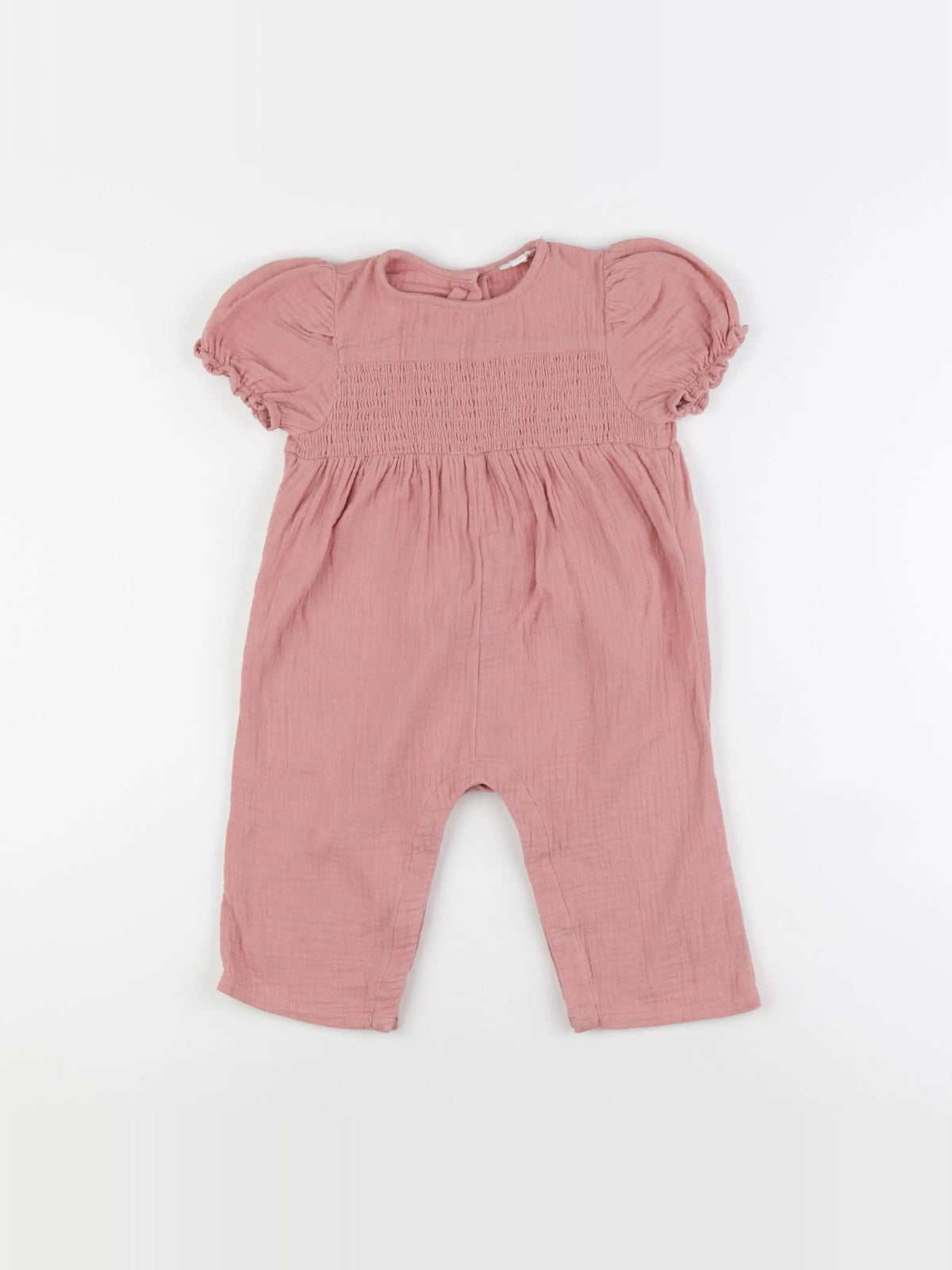 Vertbaudet - combinaison rose - 18 mois