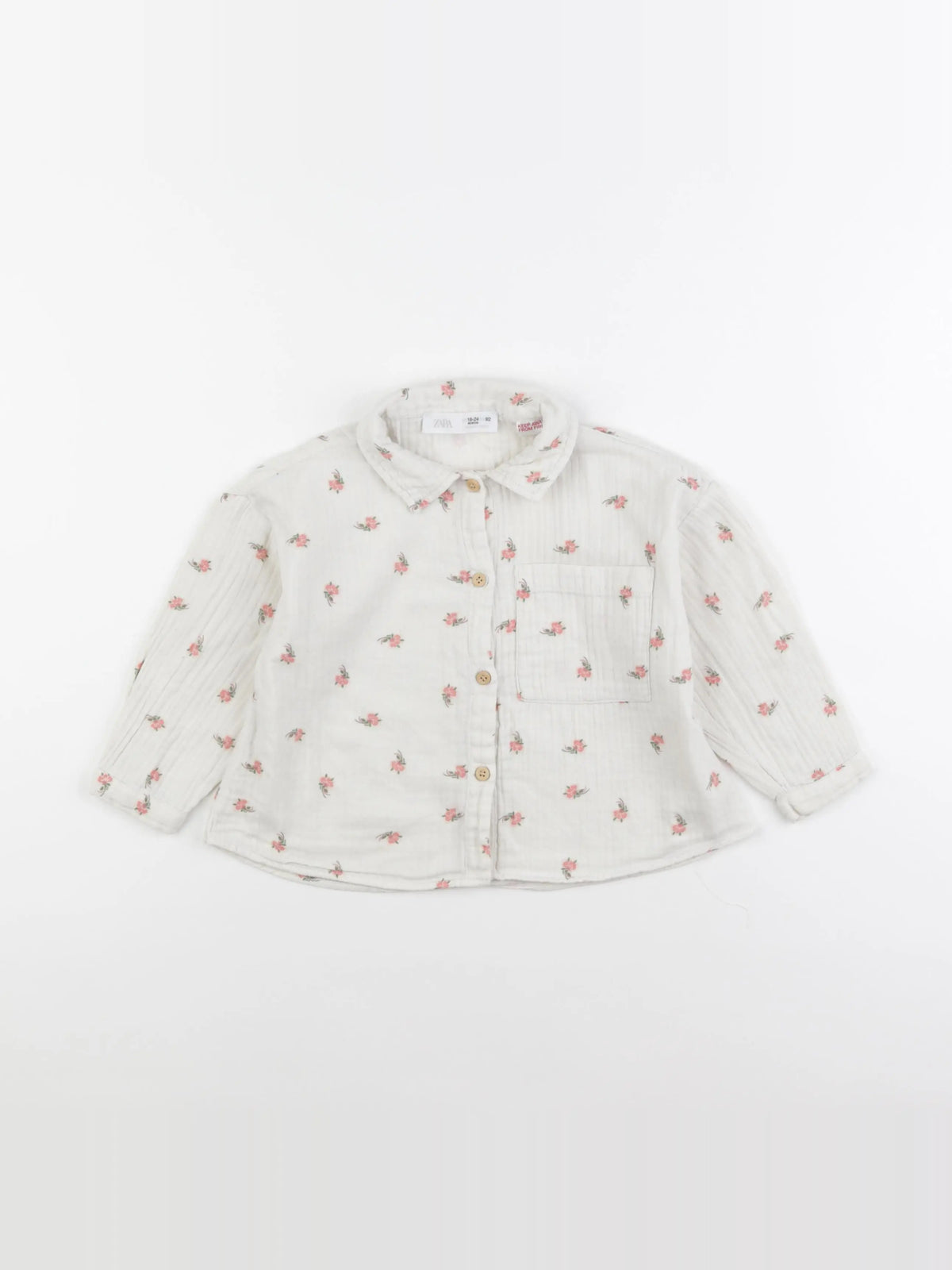 Zara - blouse beige - 18/24 mois