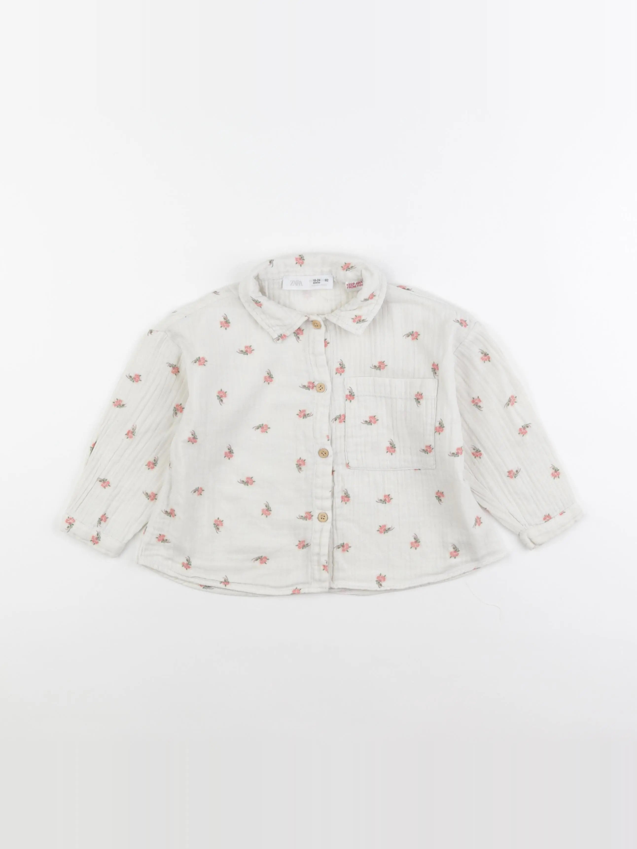 Zara - blouse beige - 18/24 mois