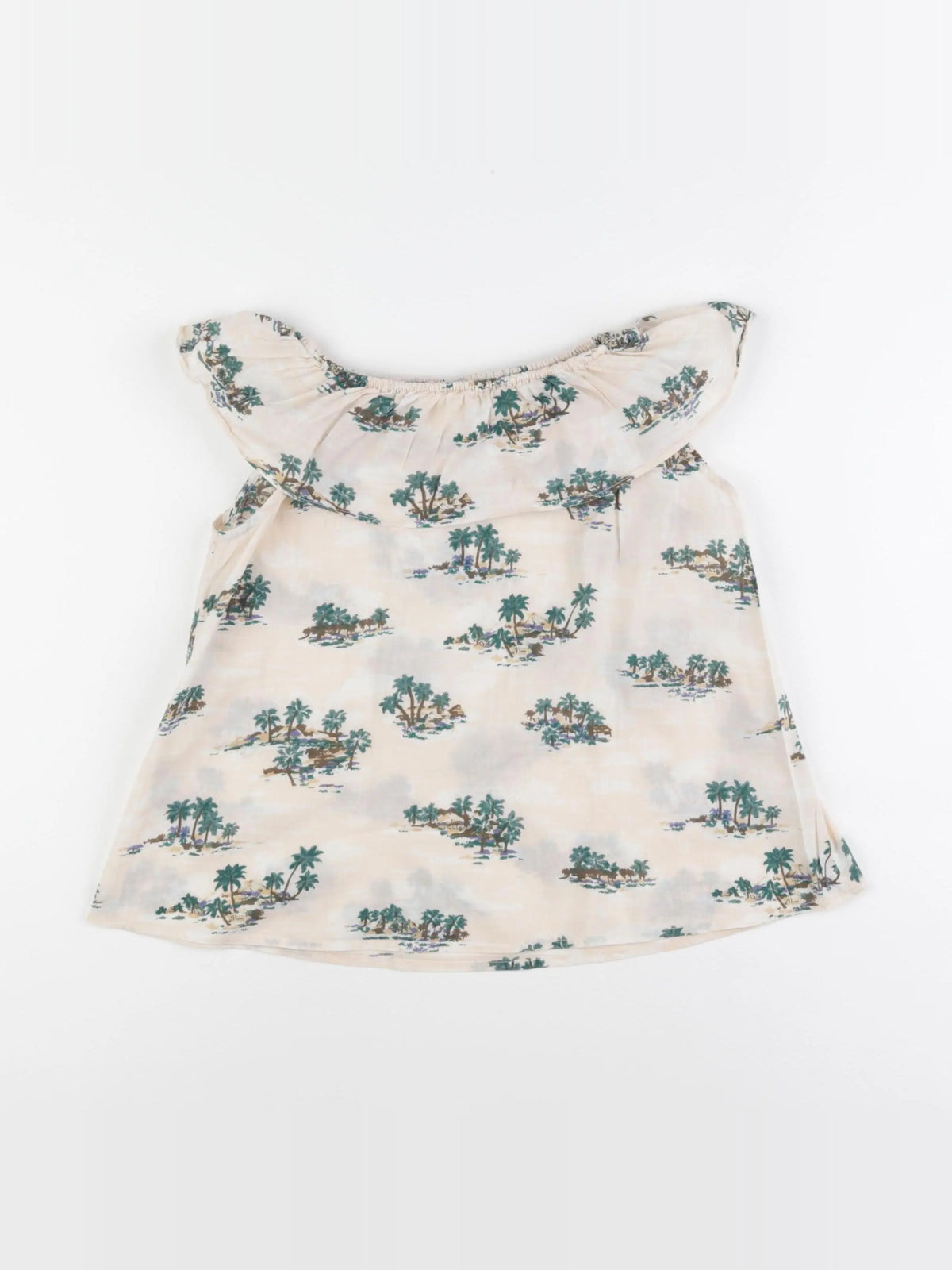 Bonton - blouse beige - 8 ans