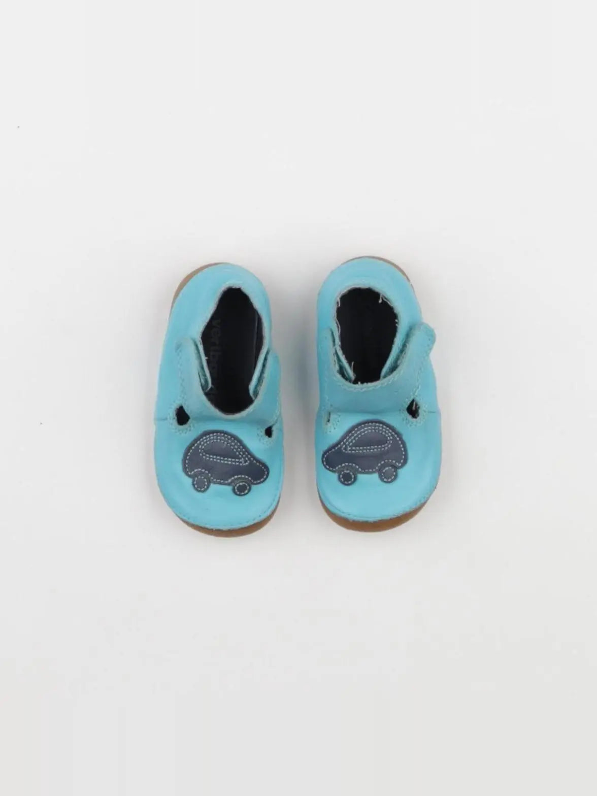 Vertbaudet - chaussons bleu - pointure 19