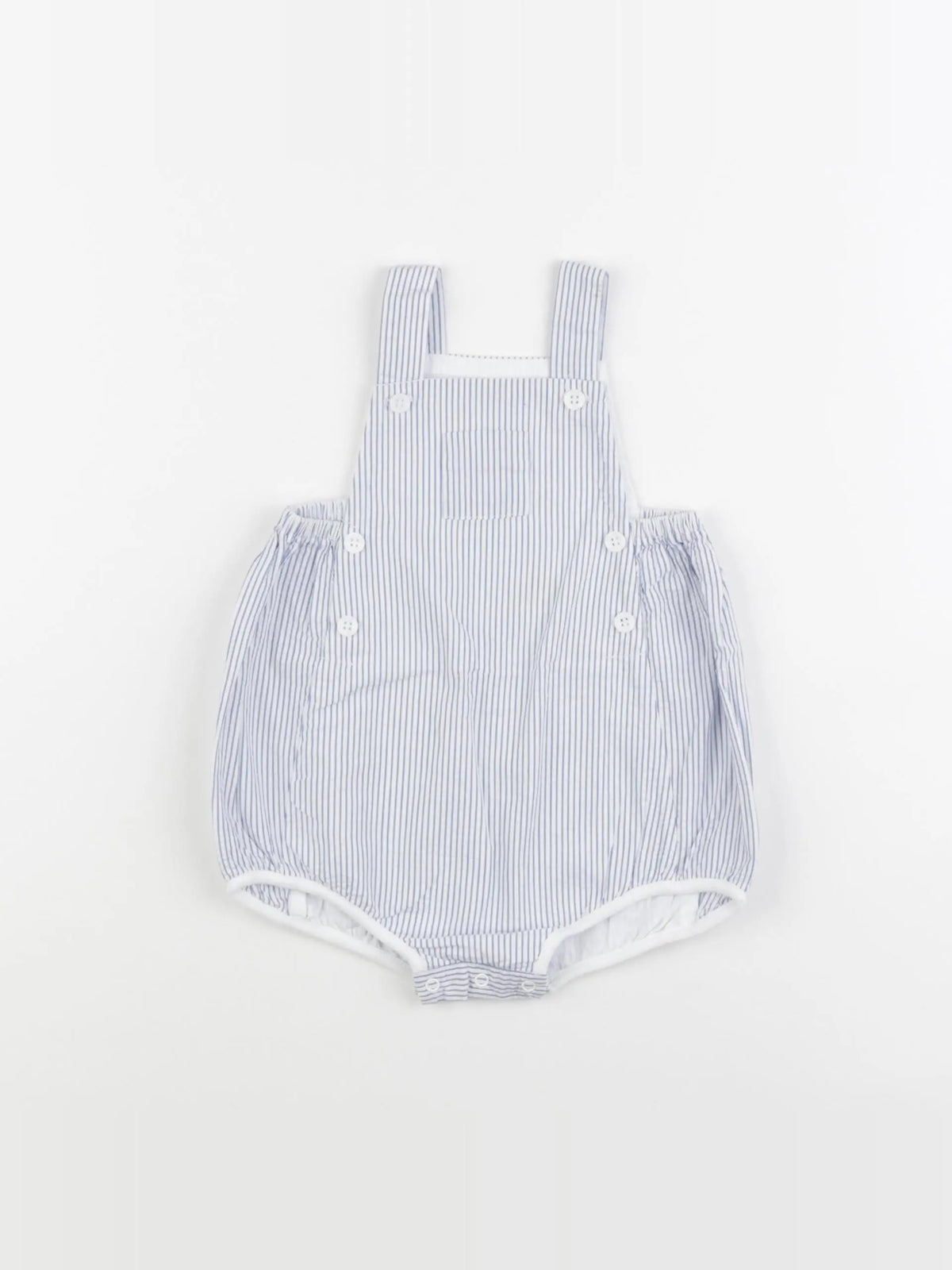 Petit Bateau - combinaison bleu - 6 mois