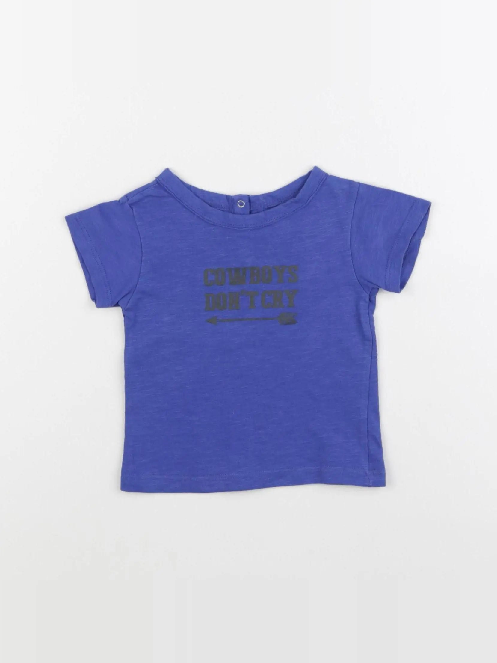 Louis Louise - tee-shirt bleu - 6 mois